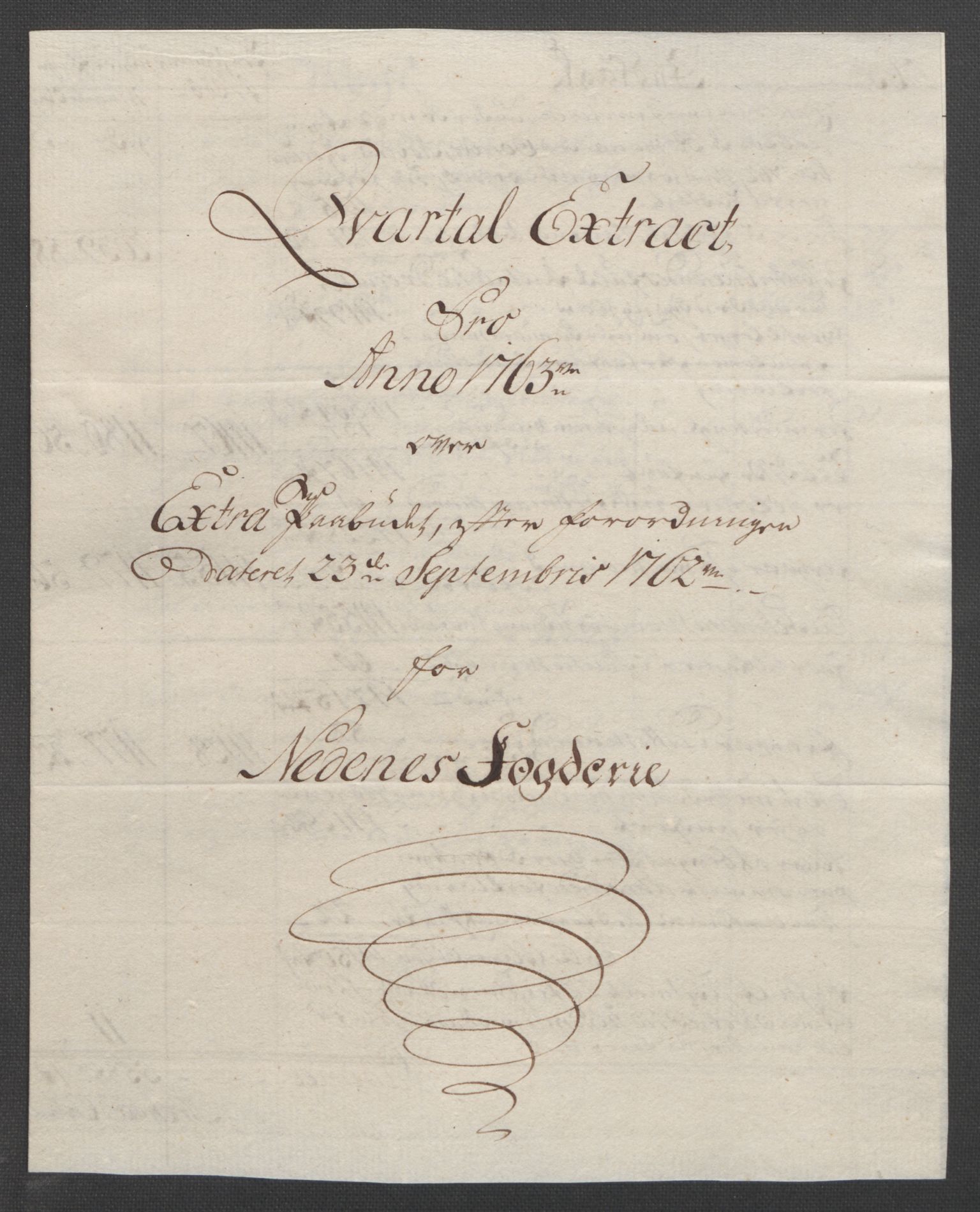 Rentekammeret inntil 1814, Reviderte regnskaper, Fogderegnskap, AV/RA-EA-4092/R39/L2424: Ekstraskatten Nedenes, 1762-1767, p. 70