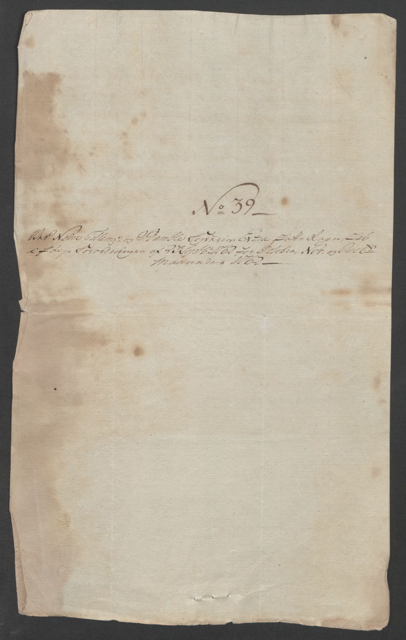 Rentekammeret inntil 1814, Reviderte regnskaper, Fogderegnskap, AV/RA-EA-4092/R37/L2239: Ekstraskatten Nedre Telemark og Bamble, 1762-1763, p. 340