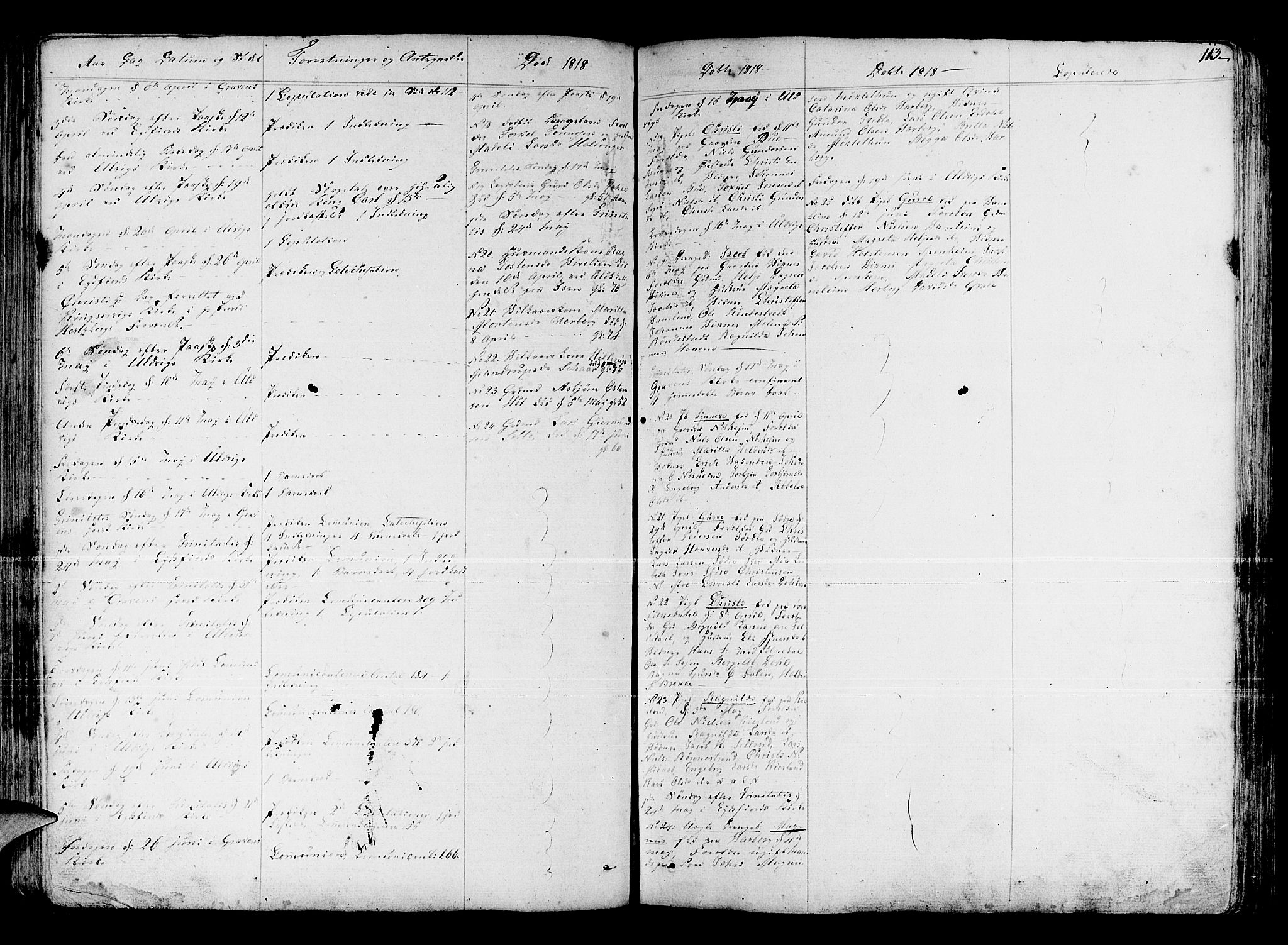 Ulvik sokneprestembete, AV/SAB-A-78801/H/Haa: Parish register (official) no. A 11, 1793-1838, p. 113