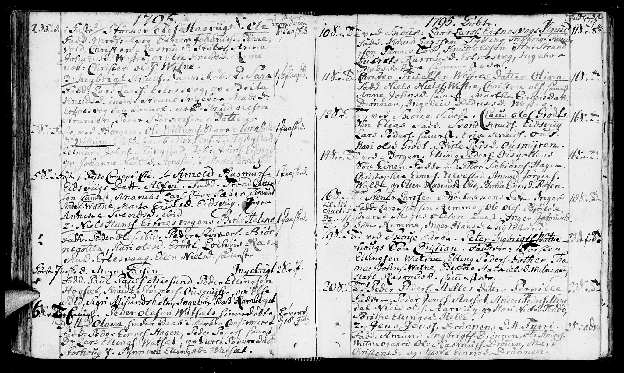 Ministerialprotokoller, klokkerbøker og fødselsregistre - Møre og Romsdal, AV/SAT-A-1454/525/L0372: Parish register (official) no. 525A02, 1778-1817, p. 74