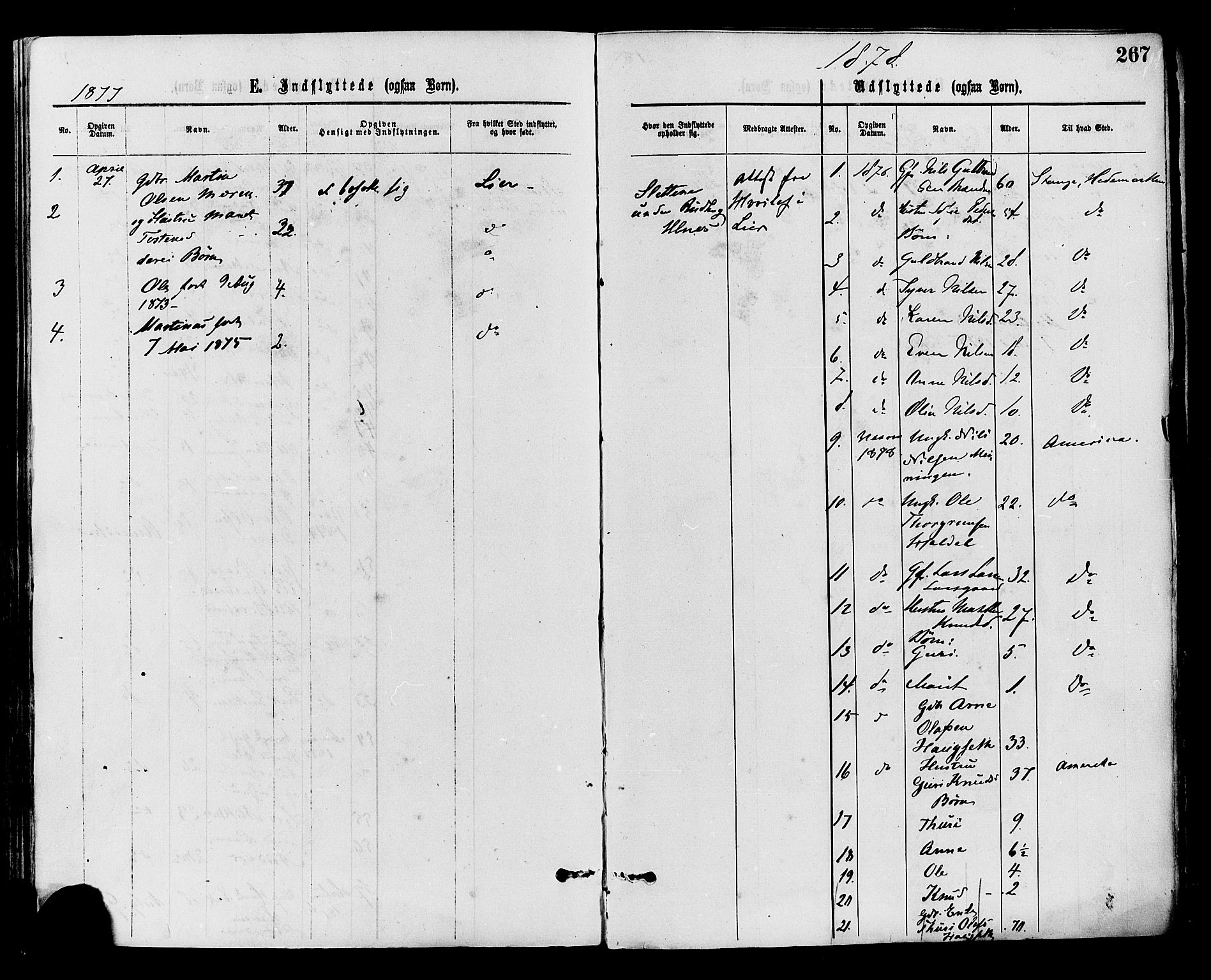 Nord-Aurdal prestekontor, SAH/PREST-132/H/Ha/Haa/L0009: Parish register (official) no. 9, 1876-1882, p. 267c