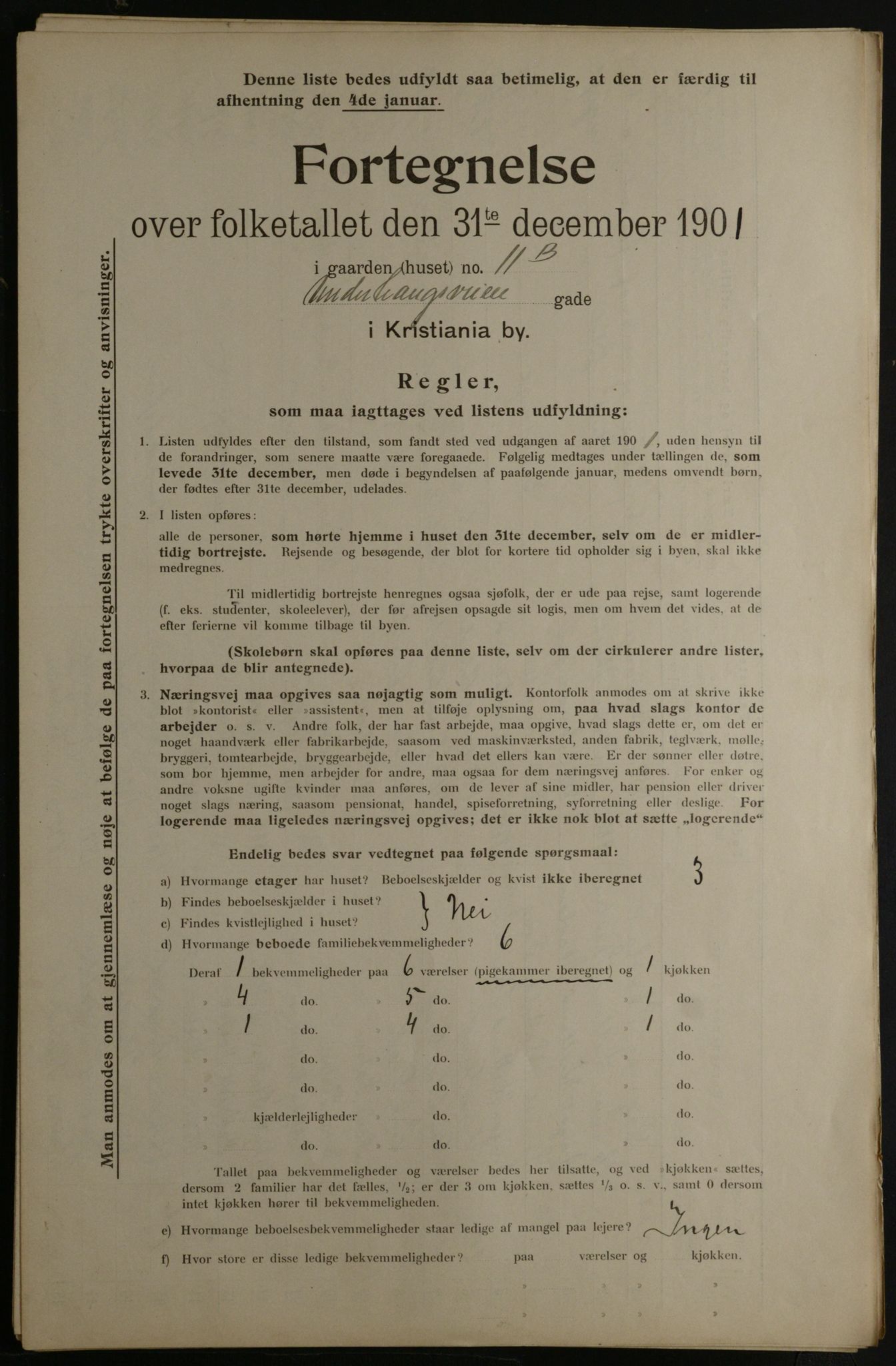 OBA, Municipal Census 1901 for Kristiania, 1901, p. 18370