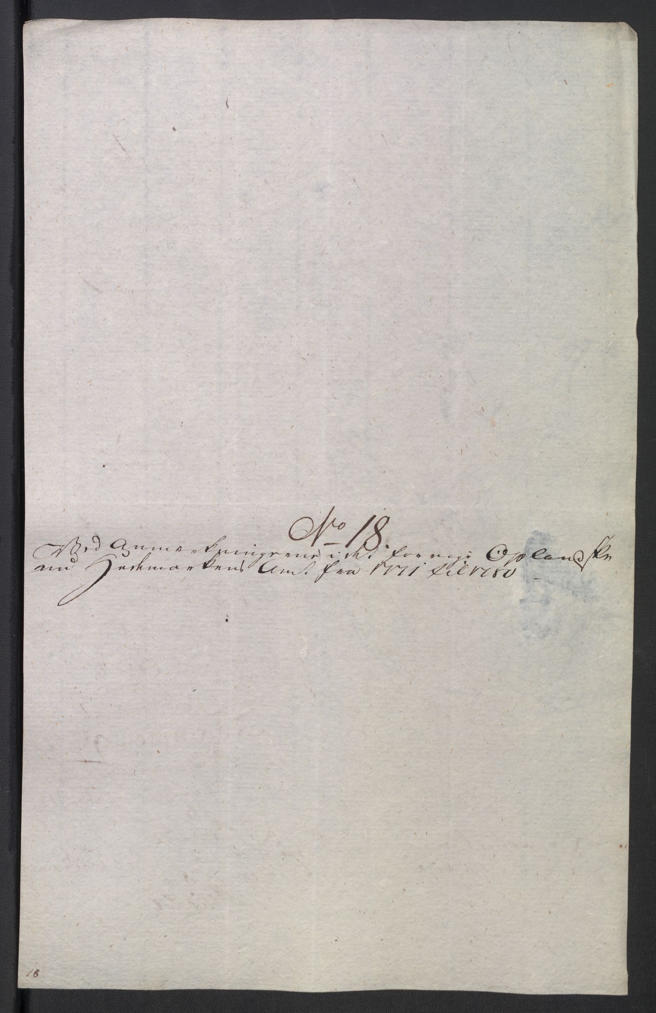 Rentekammeret inntil 1814, Reviderte regnskaper, Mindre regnskaper, AV/RA-EA-4068/Rb/L0014: Opplands amt, 1771-1779, p. 711