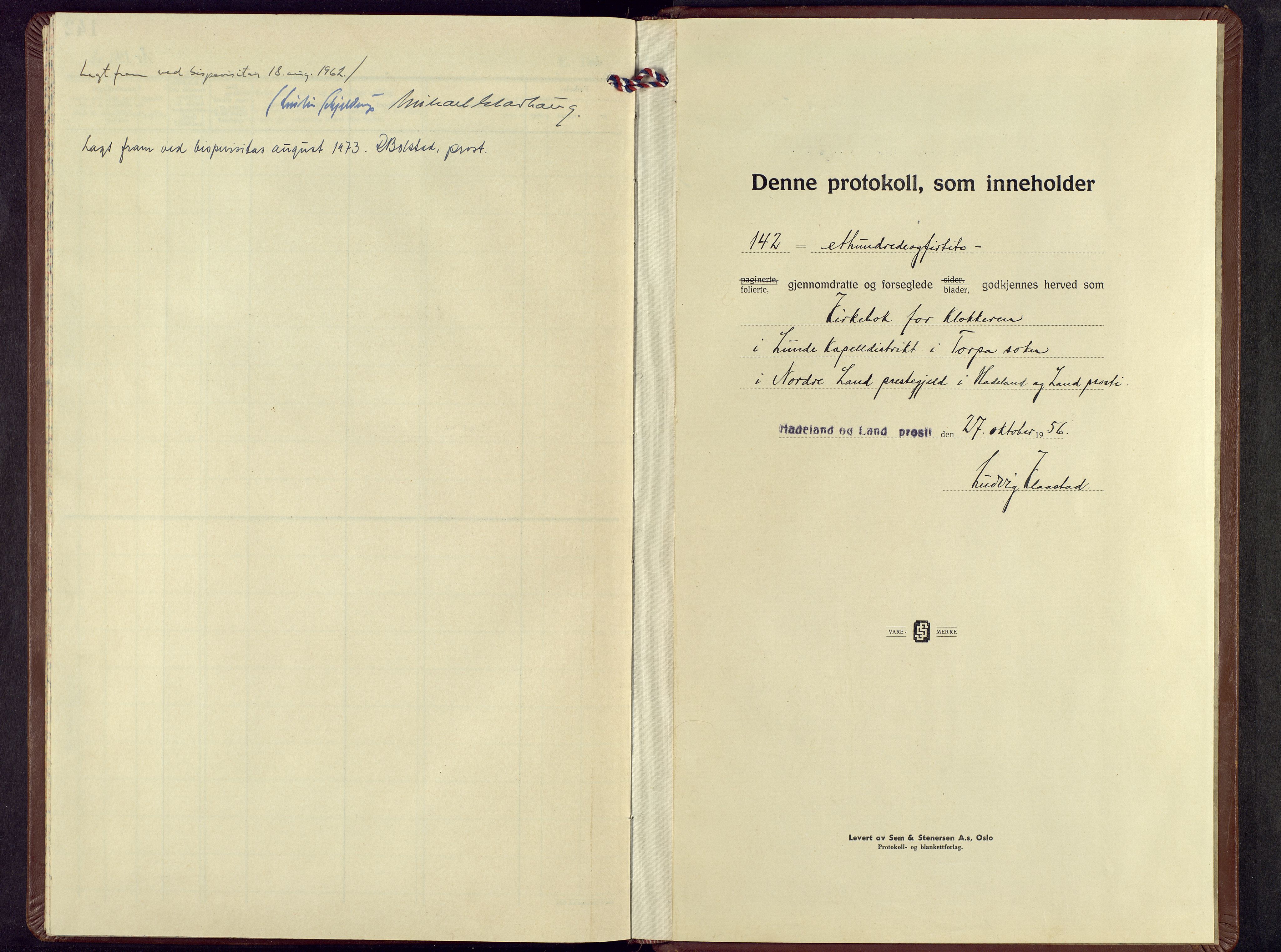 Nordre Land prestekontor, SAH/PREST-124/H/Ha/Hab/L0010: Parish register (copy) no. 10, 1957-1968
