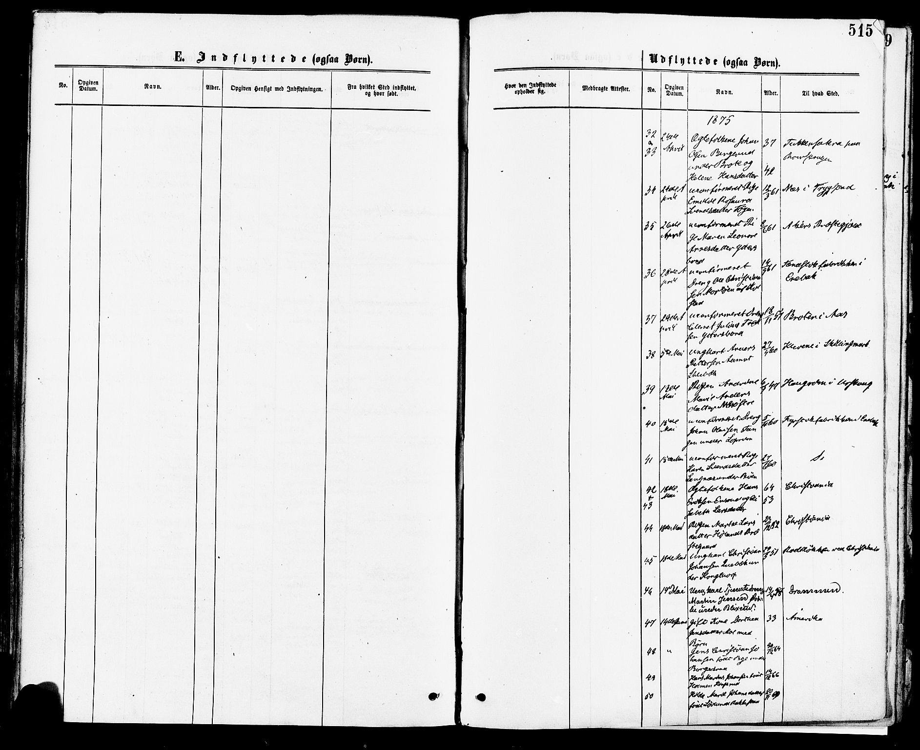 Høland prestekontor Kirkebøker, AV/SAO-A-10346a/F/Fa/L0012.a: Parish register (official) no. I 12A, 1869-1879, p. 515