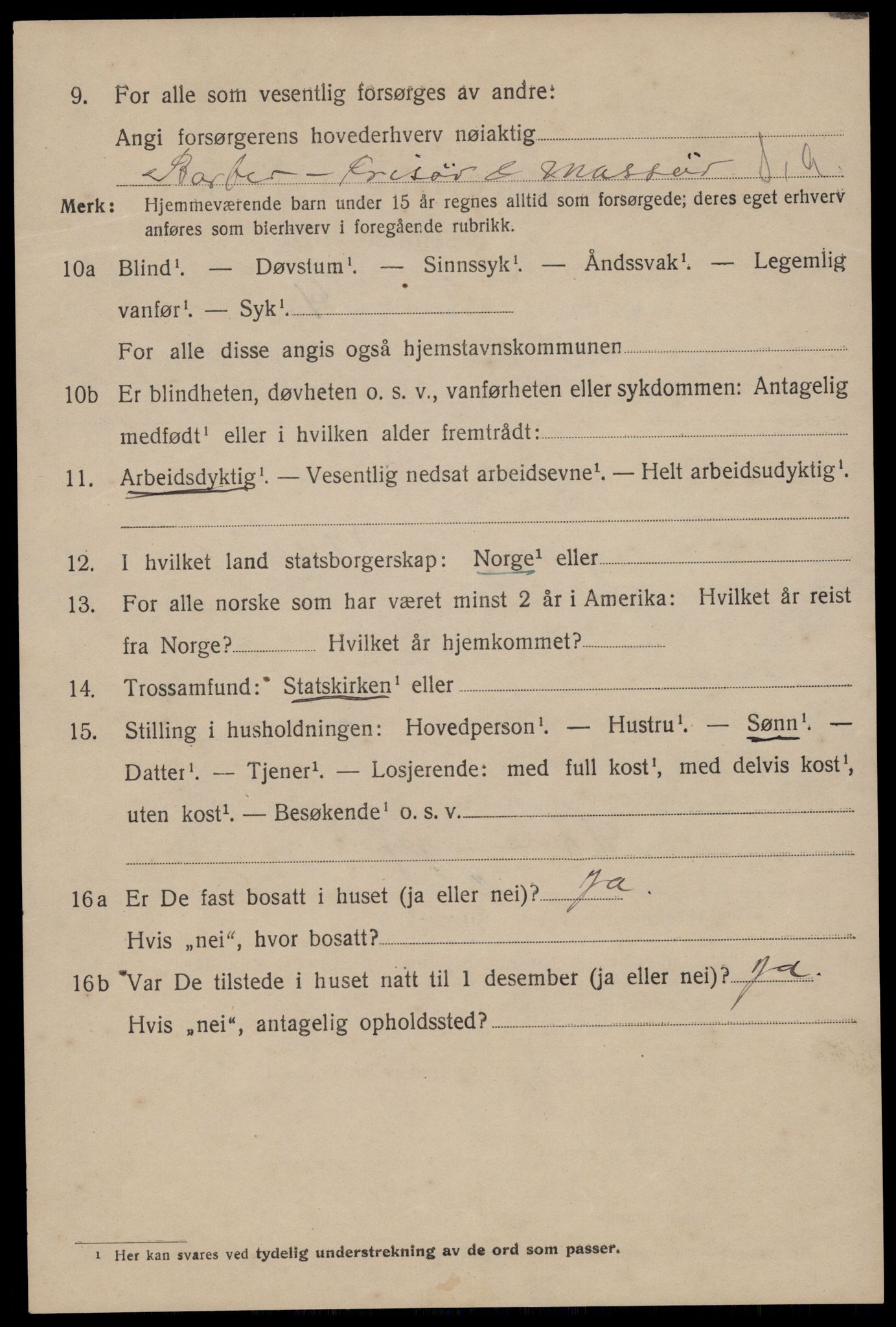 SAST, 1920 census for Stavanger, 1920, p. 106803