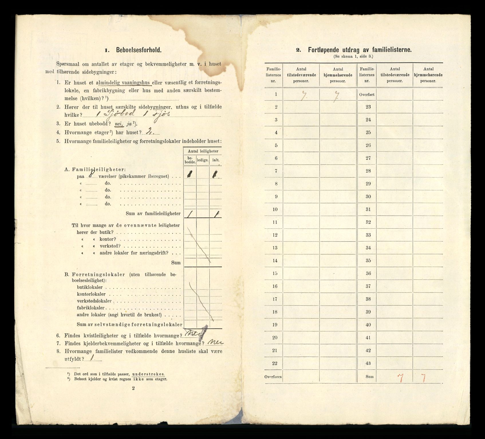 RA, 1910 census for Flekkefjord, 1910, p. 67