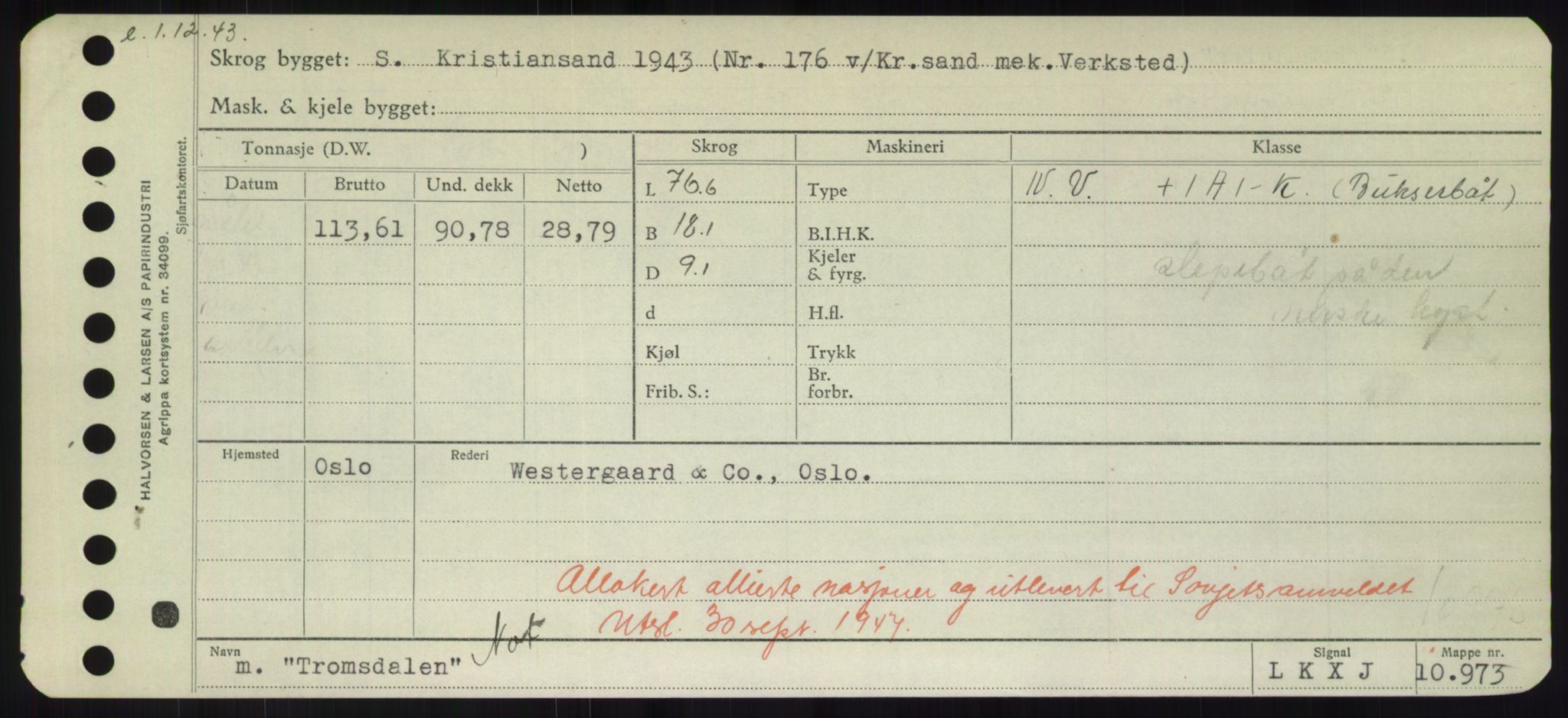 Sjøfartsdirektoratet med forløpere, Skipsmålingen, RA/S-1627/H/Hd/L0039: Fartøy, Ti-Tø, p. 637