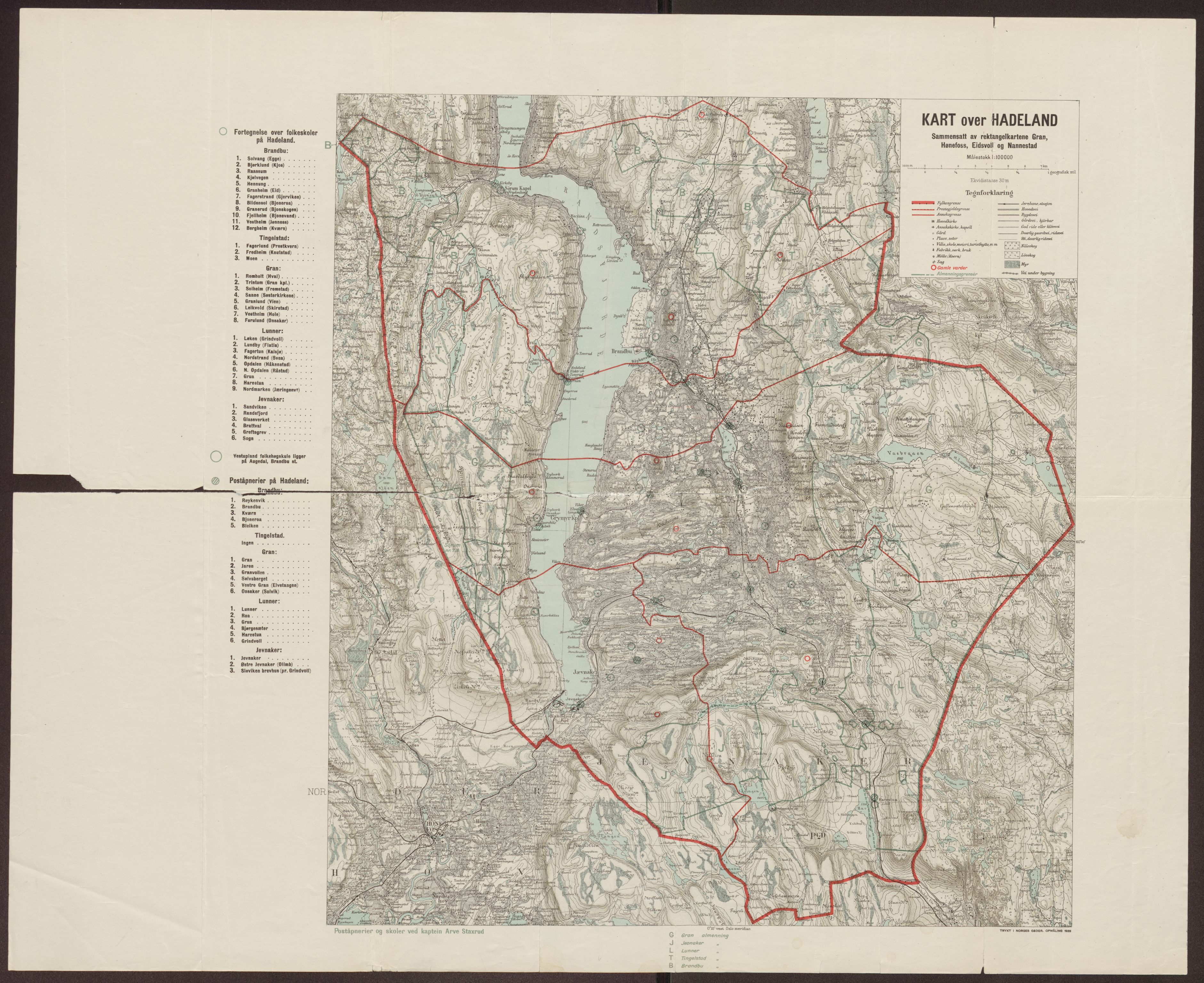 Instituttet for sammenlignende kulturforskning, RA/PA-0424/F/Fc/L0004/0003: Eske B4: / Oppland (perm IX), 1933-1935