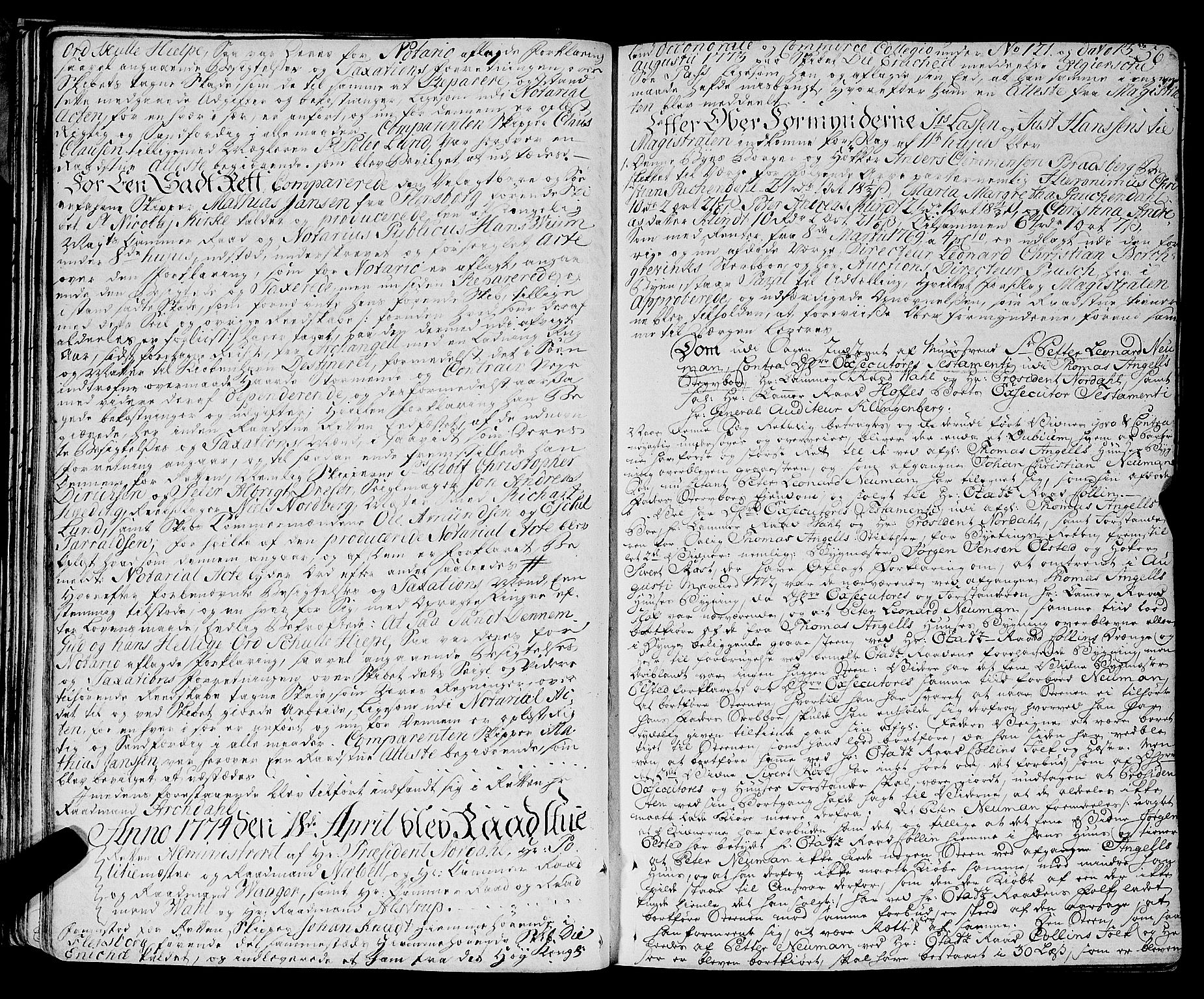 Trondheim magistrat, SAT/A-4372/A/Aa/L0017: Rådstueprotokoller, 1772-1793, p. 56