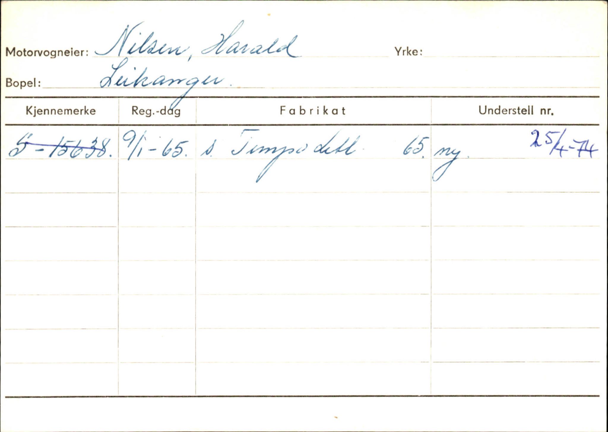 Statens vegvesen, Sogn og Fjordane vegkontor, AV/SAB-A-5301/4/F/L0126: Eigarregister Fjaler M-Å. Leikanger A-Å, 1945-1975, p. 1832