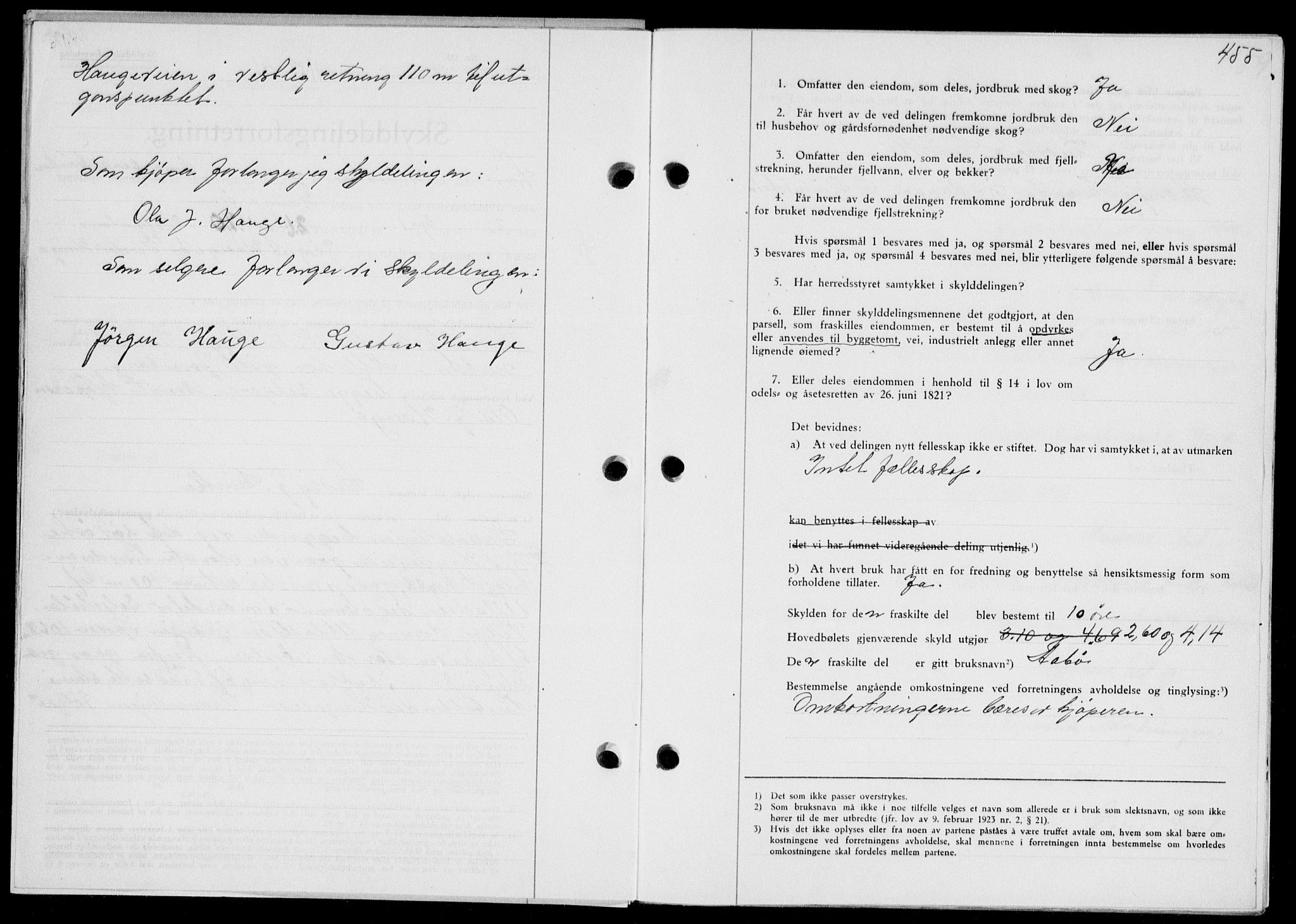 Ryfylke tingrett, SAST/A-100055/001/II/IIB/L0085: Mortgage book no. 64, 1941-1941, Diary no: : 1183/1941