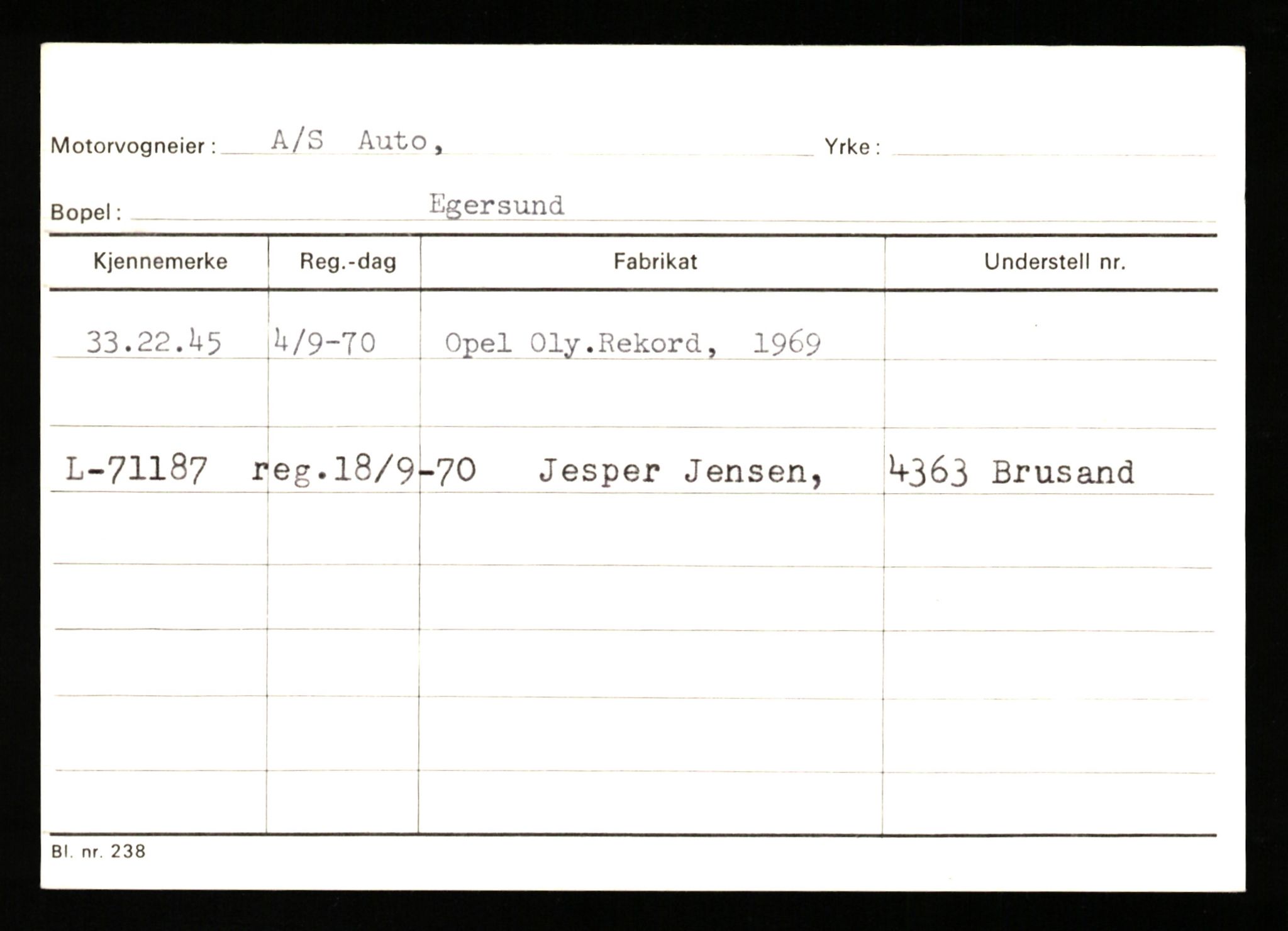 Stavanger trafikkstasjon, AV/SAST-A-101942/0/G/L0011: Registreringsnummer: 240000 - 363477, 1930-1971, p. 2495