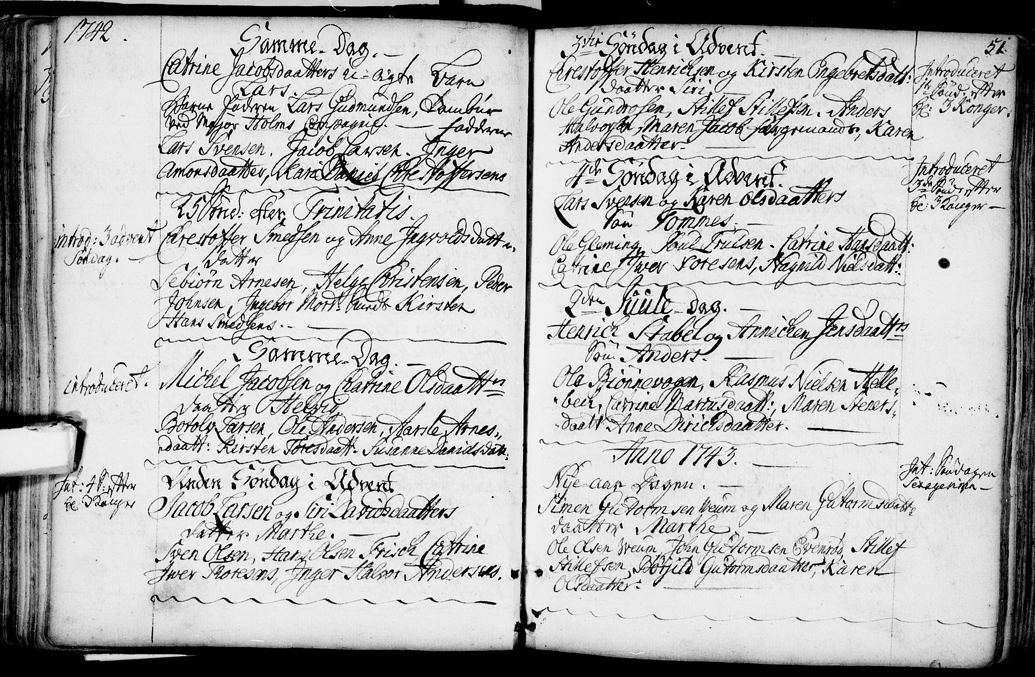 Glemmen prestekontor Kirkebøker, AV/SAO-A-10908/F/Fa/L0001: Parish register (official) no. 1, 1733-1759, p. 51