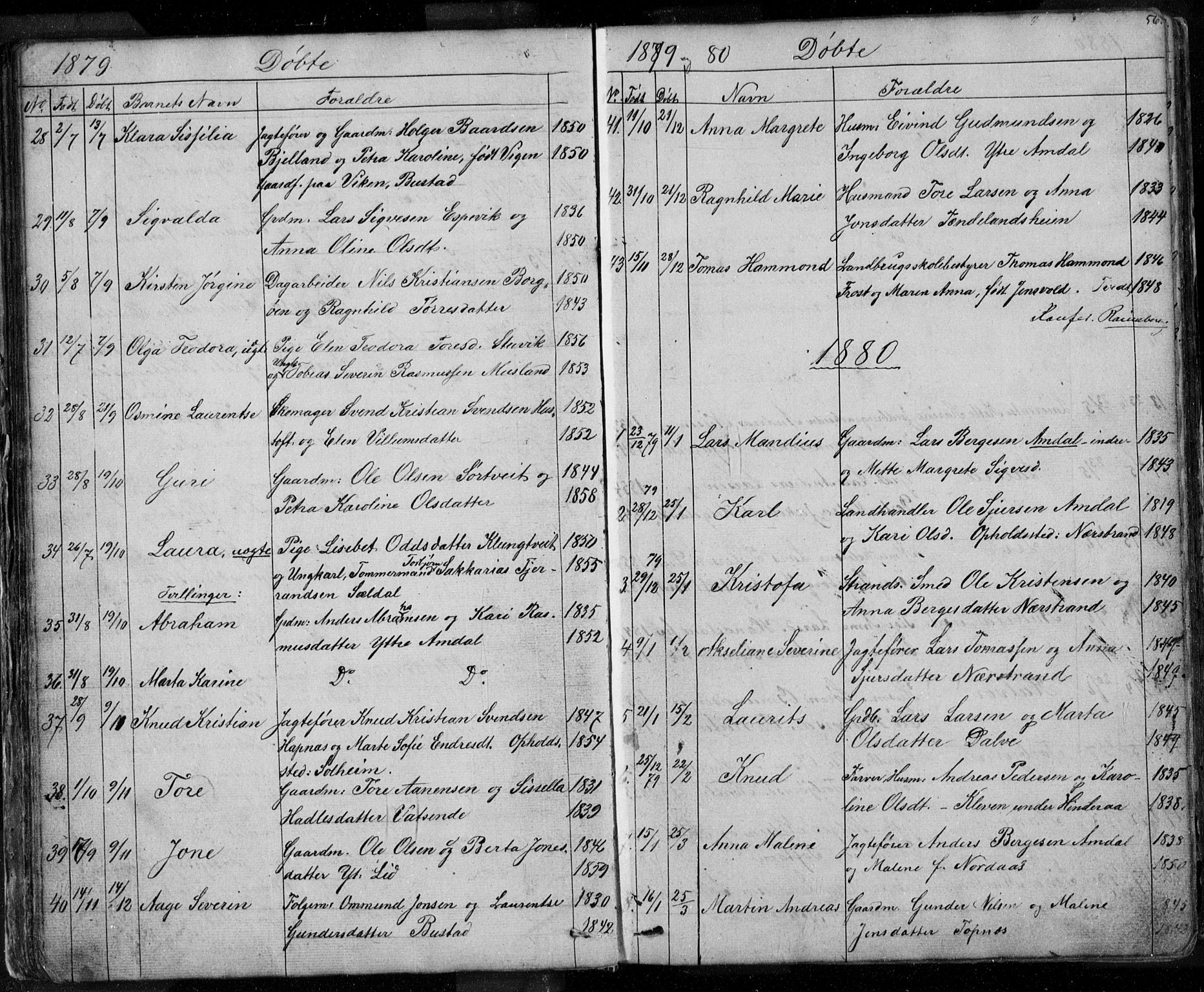 Nedstrand sokneprestkontor, SAST/A-101841/01/V: Parish register (copy) no. B 3, 1848-1933, p. 56