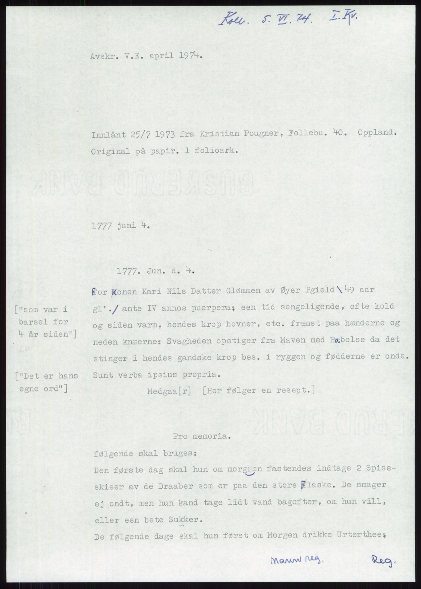 Samlinger til kildeutgivelse, Diplomavskriftsamlingen, AV/RA-EA-4053/H/Ha, p. 2138