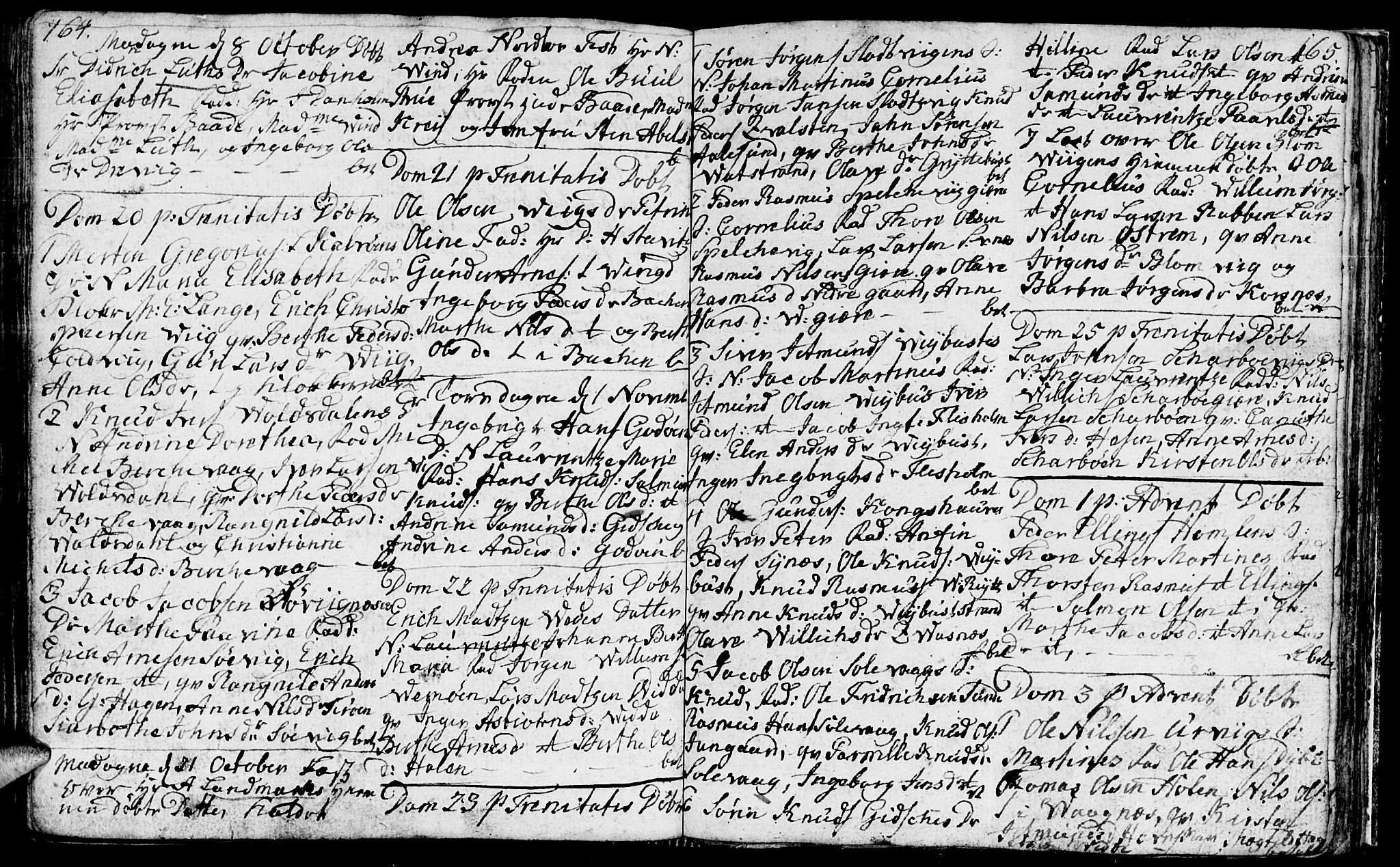 Ministerialprotokoller, klokkerbøker og fødselsregistre - Møre og Romsdal, SAT/A-1454/528/L0421: Parish register (copy) no. 528C02, 1785-1800, p. 164-165