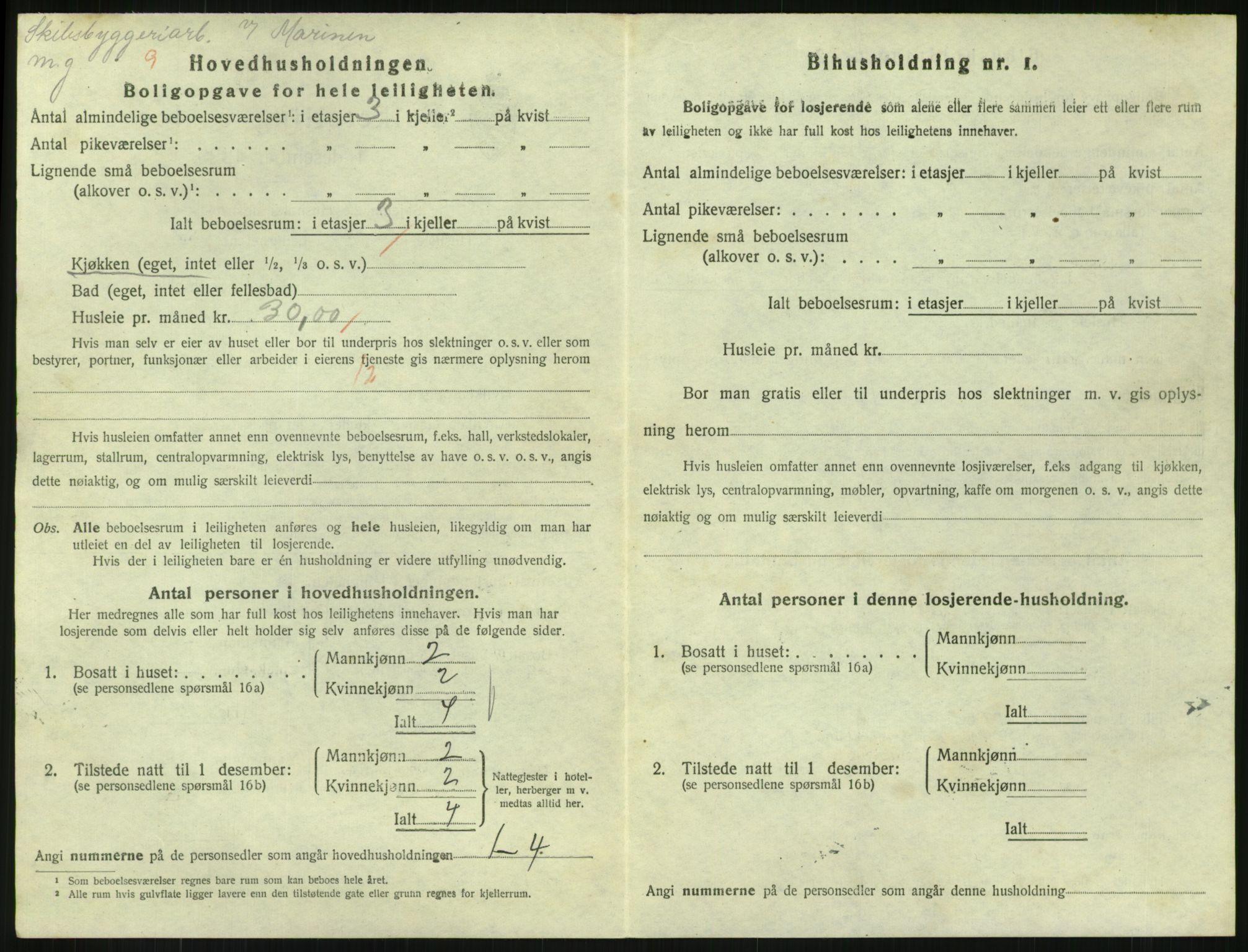 SAKO, 1920 census for Horten, 1920, p. 6284