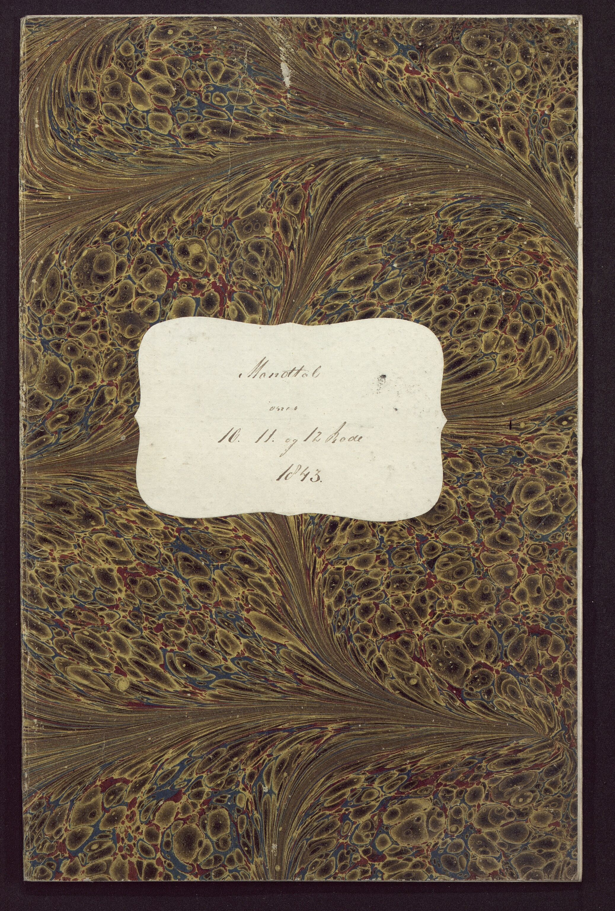 Borgervæpningen i Bergen, BBA/A-1301/F/Fa/L0002/0014: Manntall / 1843:  10., 11. og 12. rode, 1843