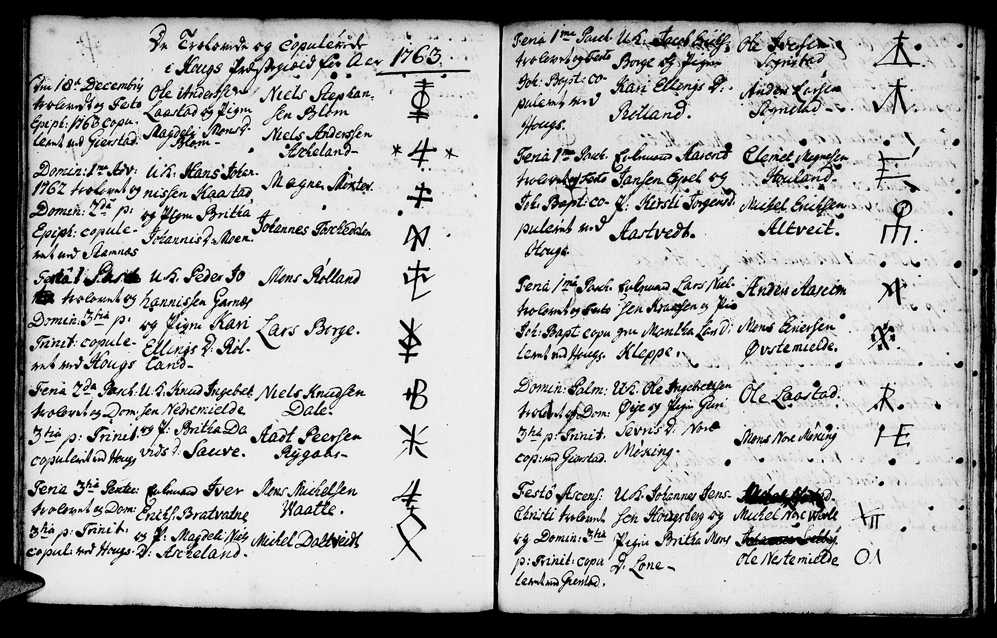 Haus sokneprestembete, SAB/A-75601/H/Haa: Parish register (official) no. A 8, 1754-1769, p. 163
