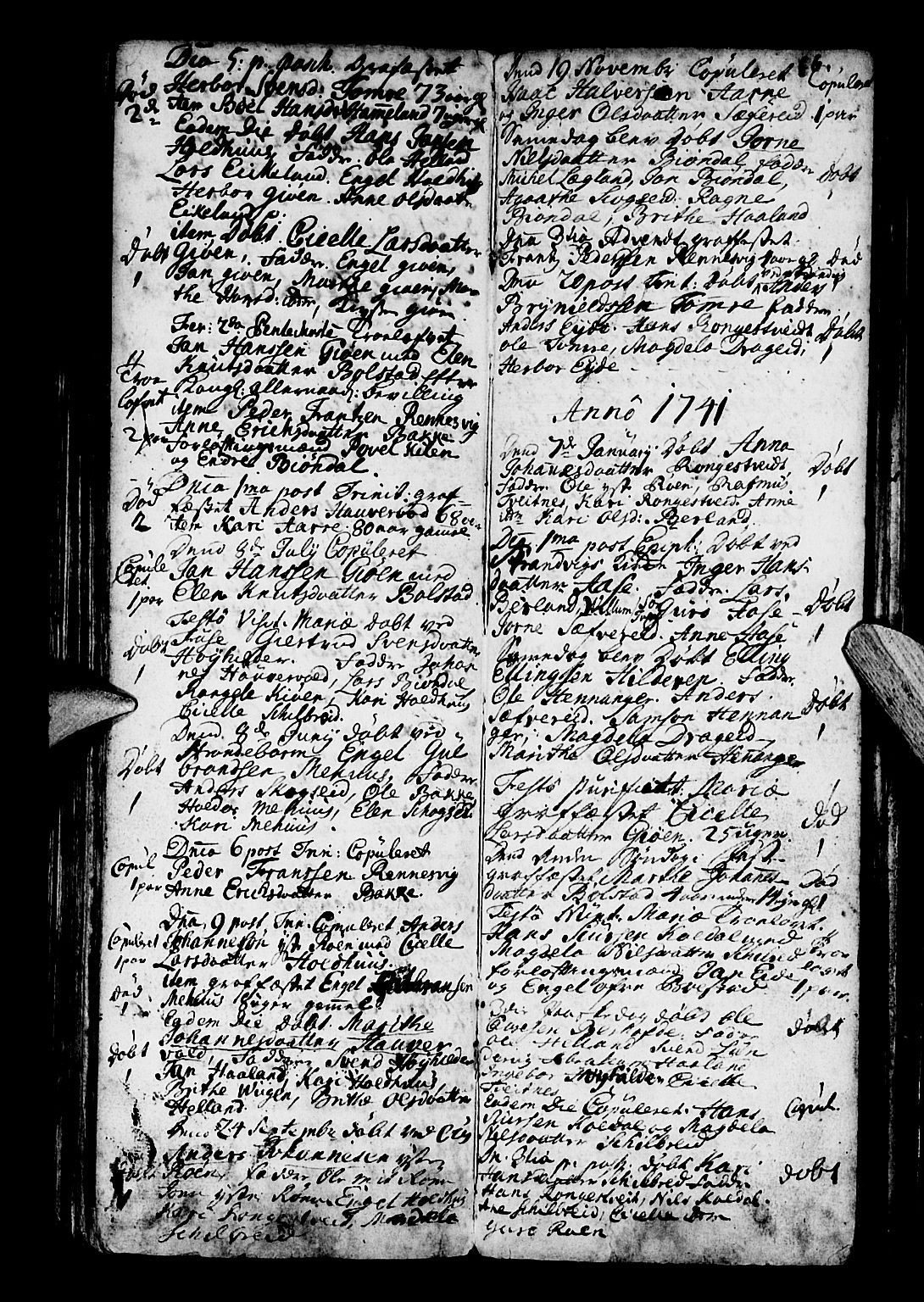Os sokneprestembete, SAB/A-99929: Parish register (official) no. A 3, 1669-1760, p. 66