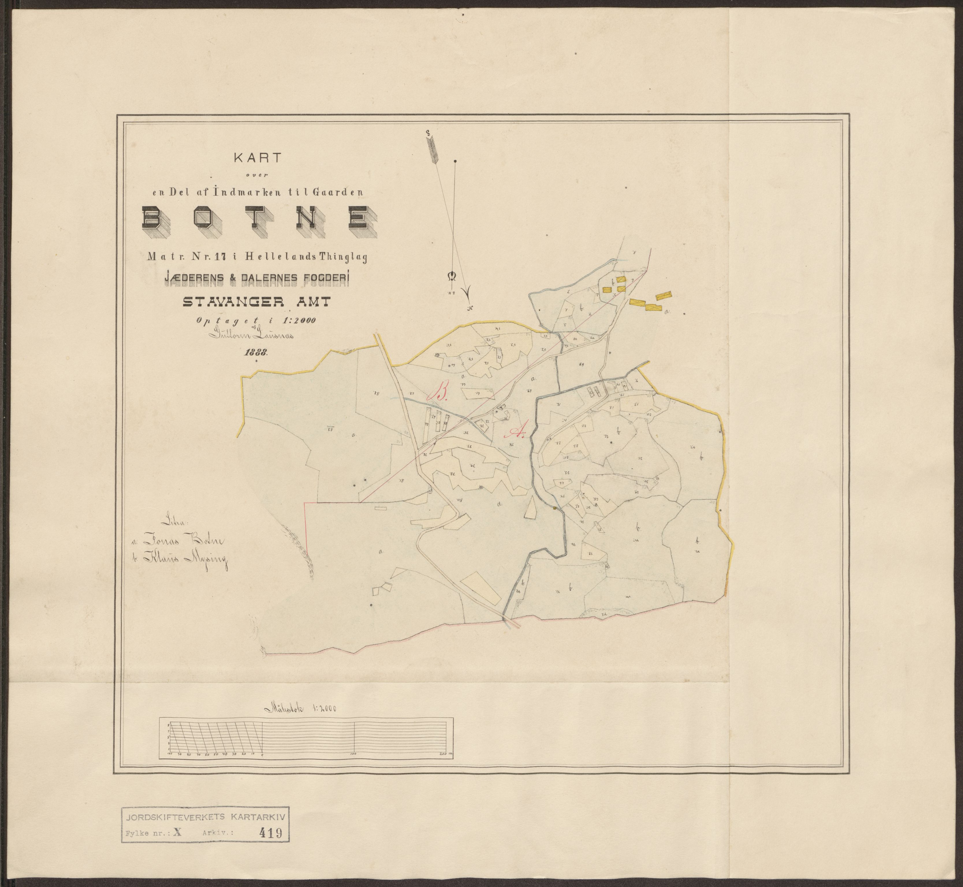 Jordskifteverkets kartarkiv, AV/RA-S-3929/T, 1859-1988, p. 488