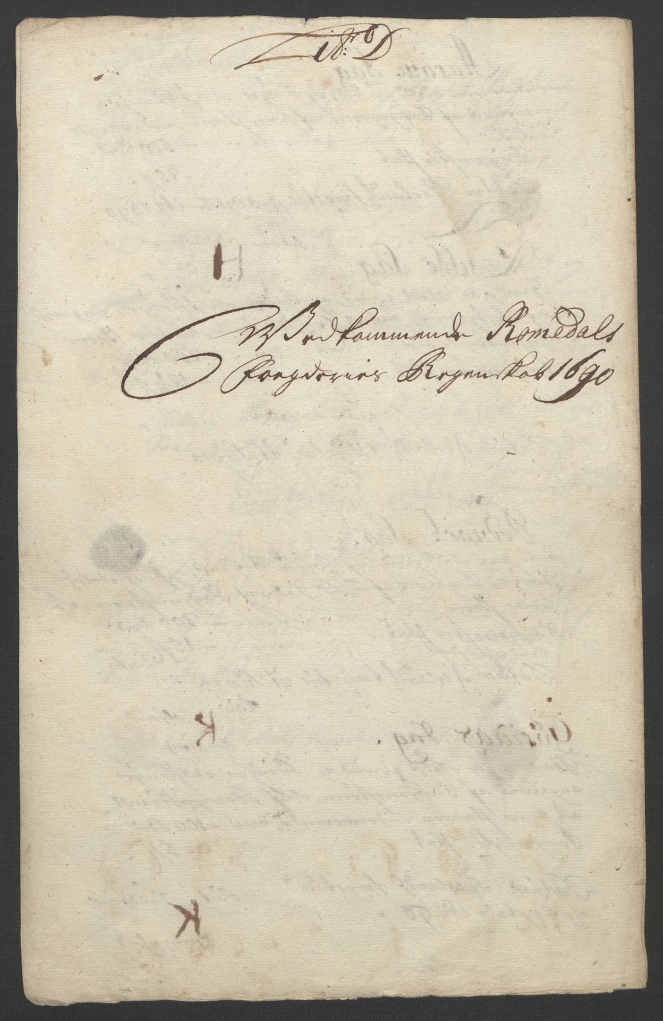 Rentekammeret inntil 1814, Reviderte regnskaper, Fogderegnskap, RA/EA-4092/R55/L3649: Fogderegnskap Romsdal, 1690-1691, p. 66