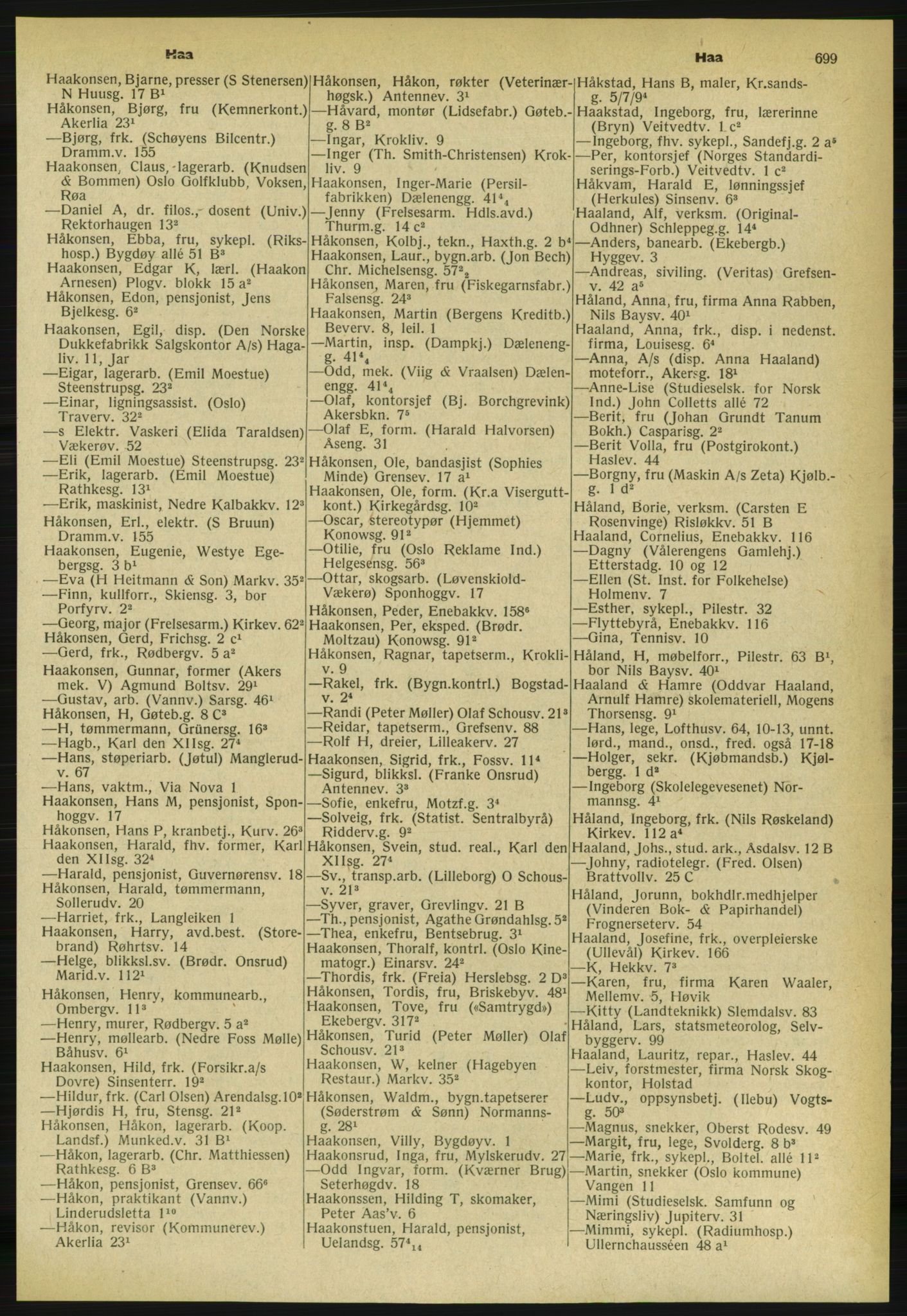 Kristiania/Oslo adressebok, PUBL/-, 1959-1960, p. 699