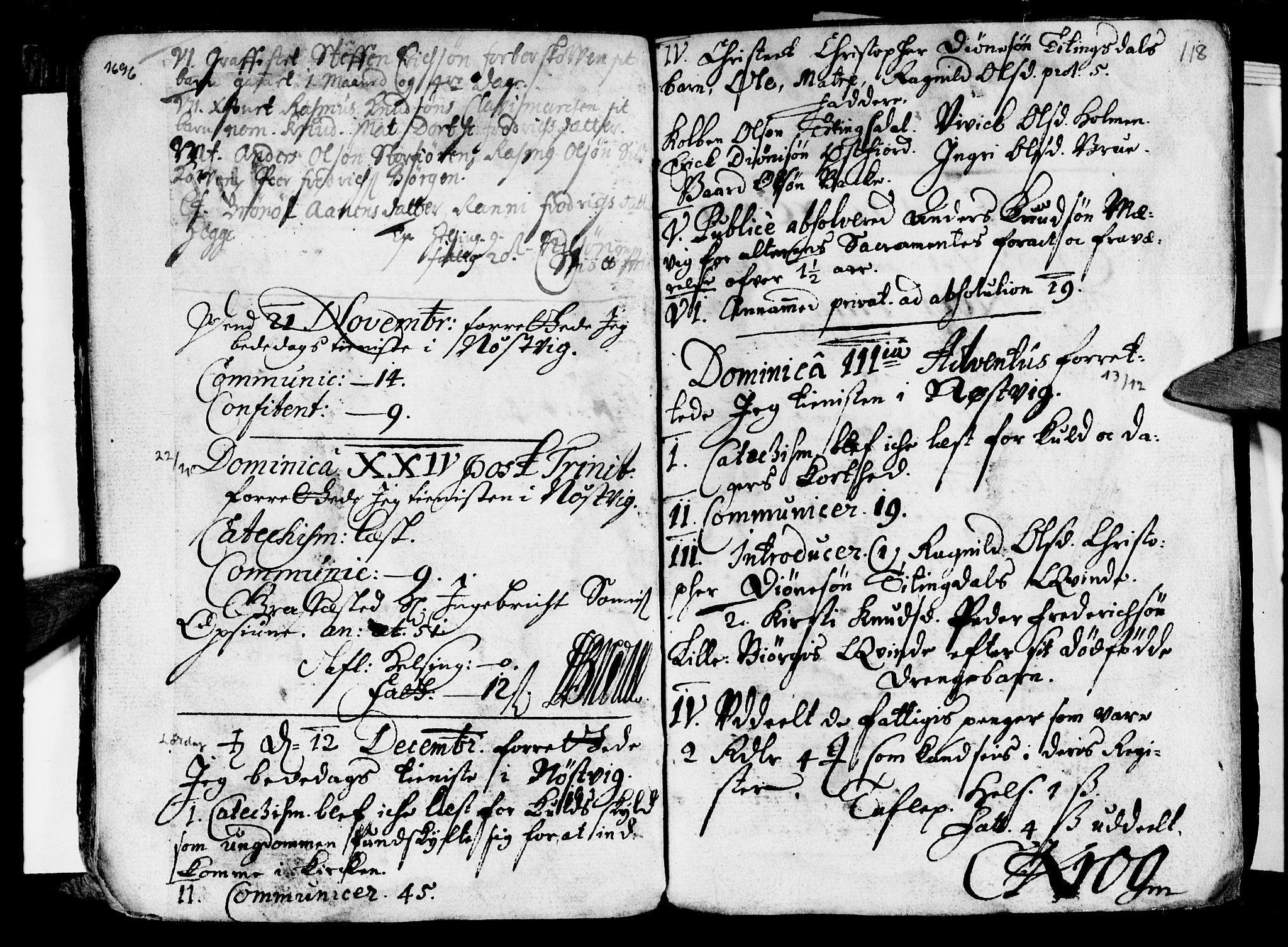 Ministerialprotokoller, klokkerbøker og fødselsregistre - Nordland, SAT/A-1459/814/L0220: Parish register (official) no. 814A01, 1677-1717, p. 118