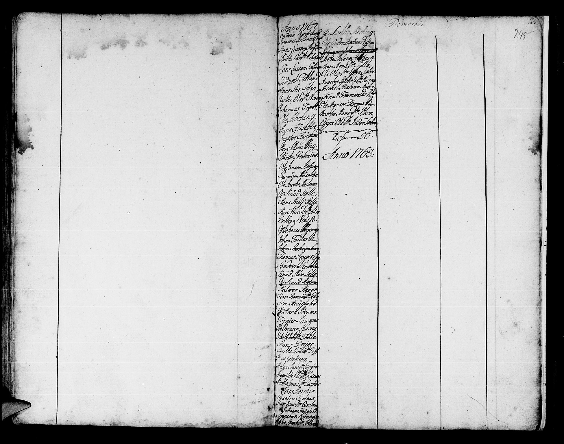 Manger sokneprestembete, SAB/A-76801/H/Haa: Parish register (official) no. A 1, 1759-1791, p. 245