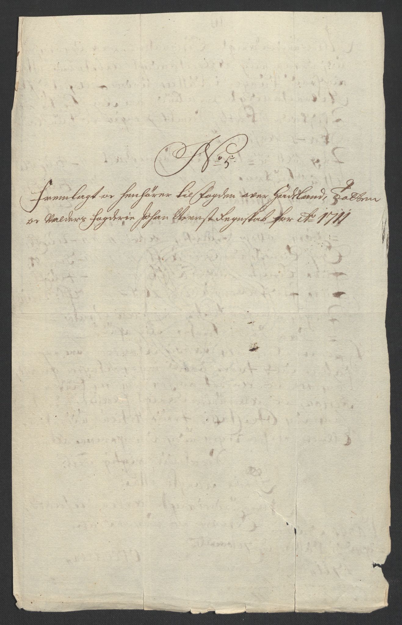 Rentekammeret inntil 1814, Reviderte regnskaper, Fogderegnskap, AV/RA-EA-4092/R18/L1308: Fogderegnskap Hadeland, Toten og Valdres, 1711, p. 407