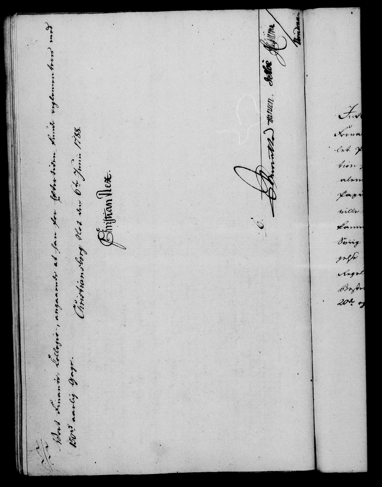 Rentekammeret, Kammerkanselliet, RA/EA-3111/G/Gf/Gfa/L0070: Norsk relasjons- og resolusjonsprotokoll (merket RK 52.70), 1788, p. 320