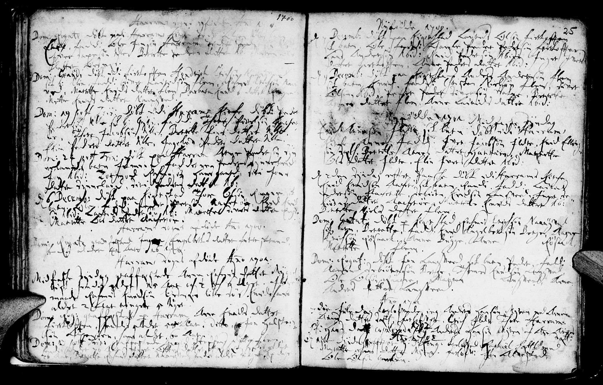 Ministerialprotokoller, klokkerbøker og fødselsregistre - Møre og Romsdal, SAT/A-1454/536/L0491: Parish register (official) no. 536A01 /1, 1689-1737, p. 25
