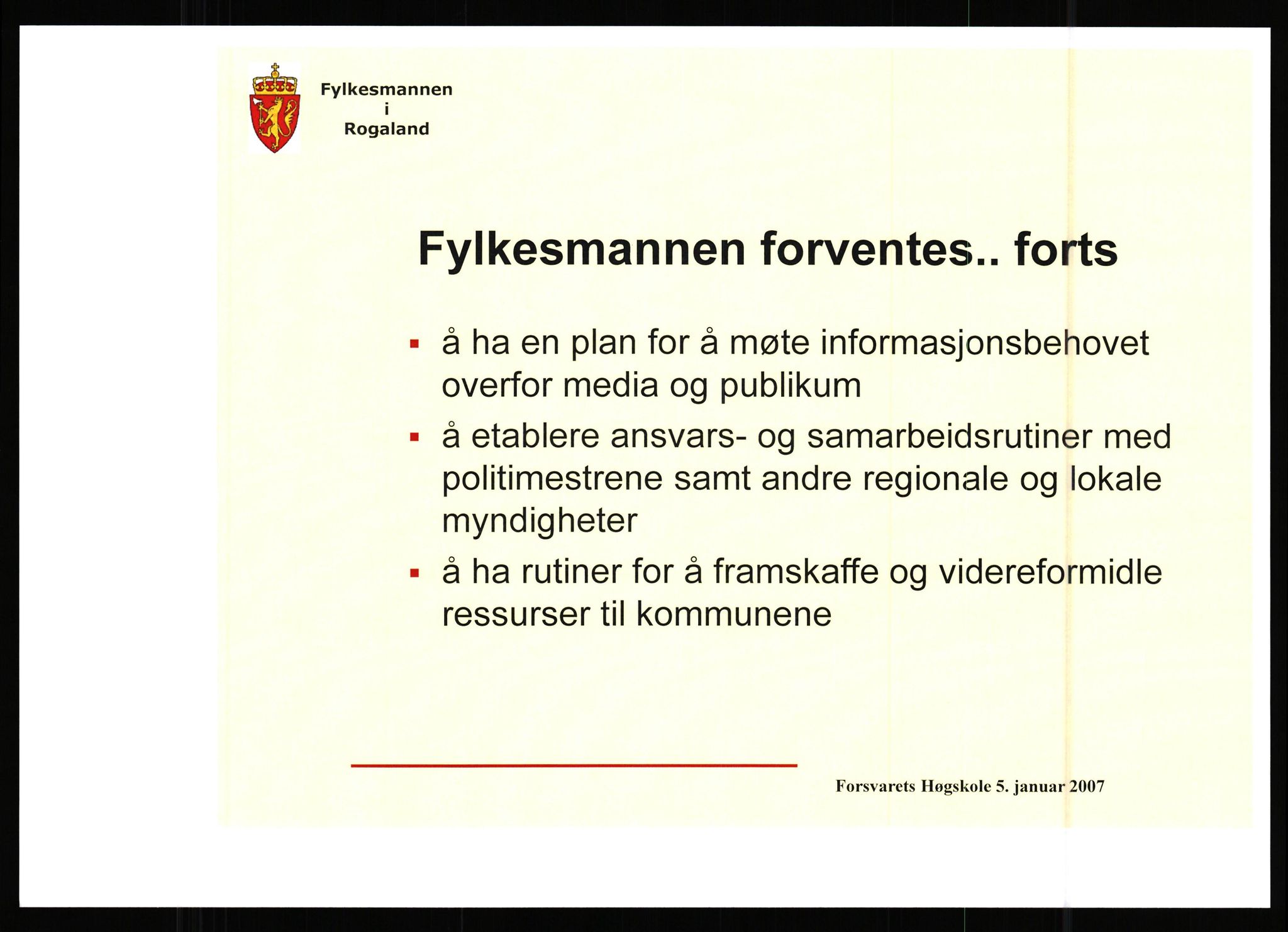 Pa 0436 - Tora Aasland, AV/SAST-A-102572/E/Ea/L0029: Fylkesmann i Rogaland/Alternativ framtid, 1984-2013, p. 9