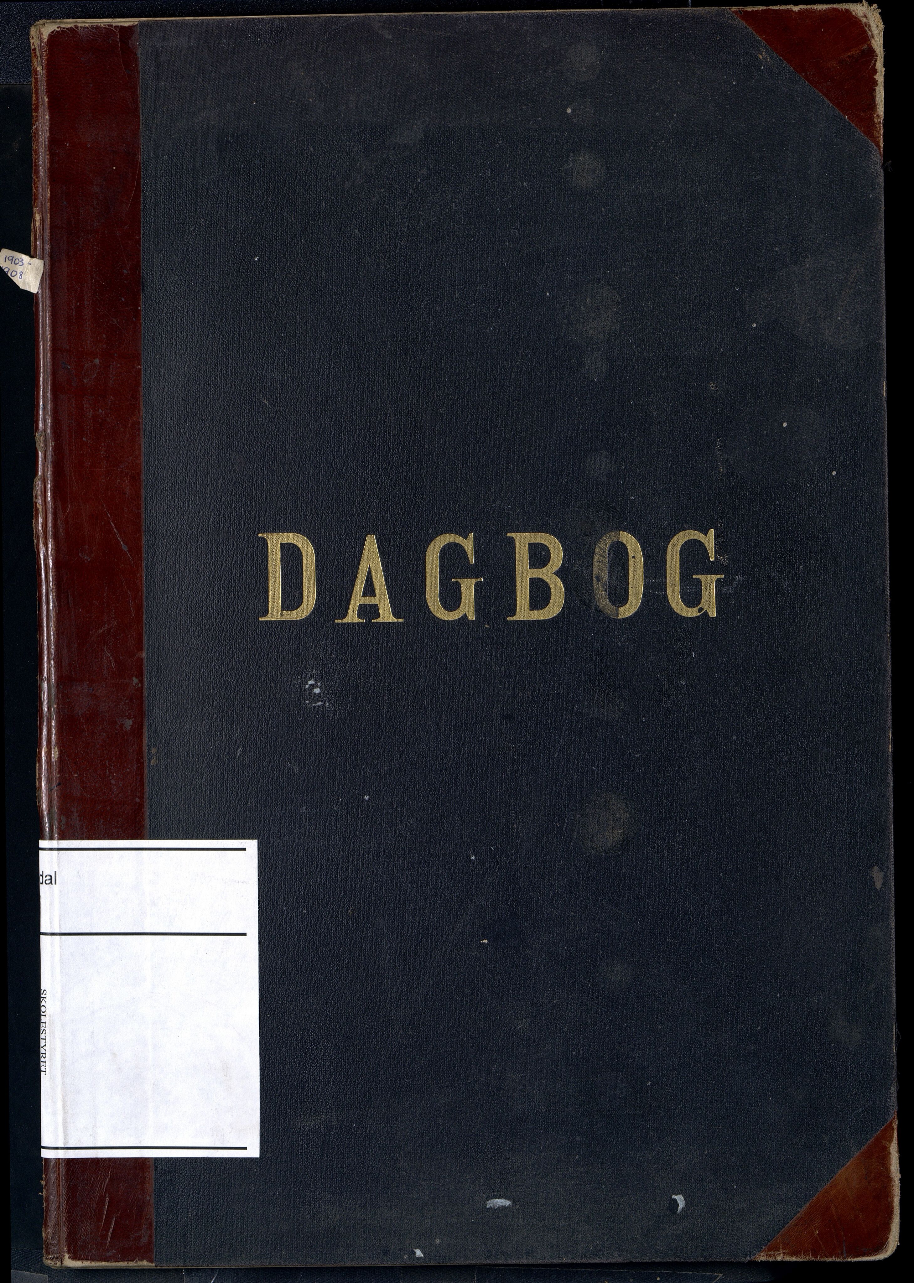 Mandal By - Mandal Allmueskole/Folkeskole/Skole, ARKSOR/1002MG551/I/L0041: Dagbok, 1903-1908