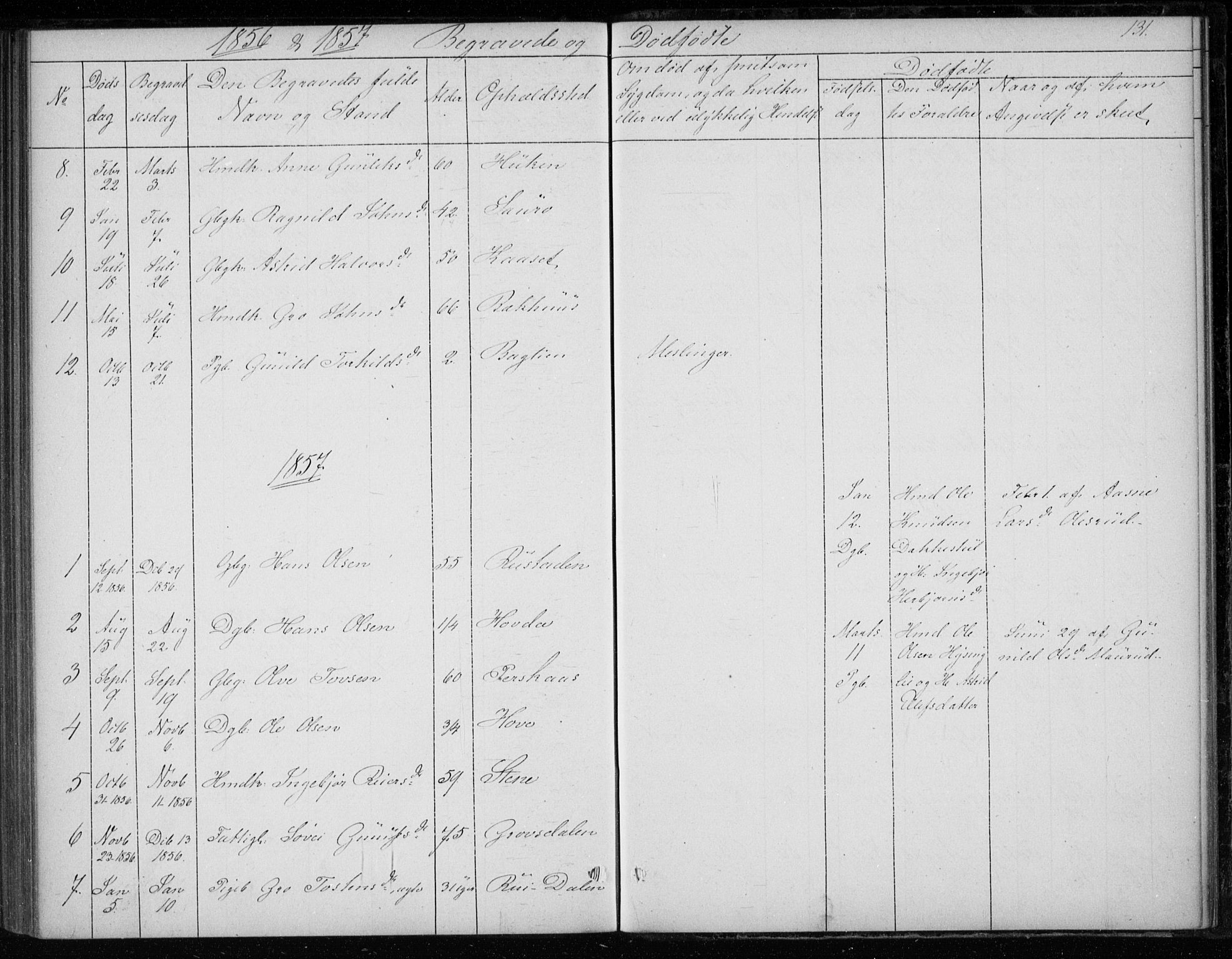 Gransherad kirkebøker, AV/SAKO-A-267/F/Fb/L0003: Parish register (official) no. II 3, 1844-1859, p. 131