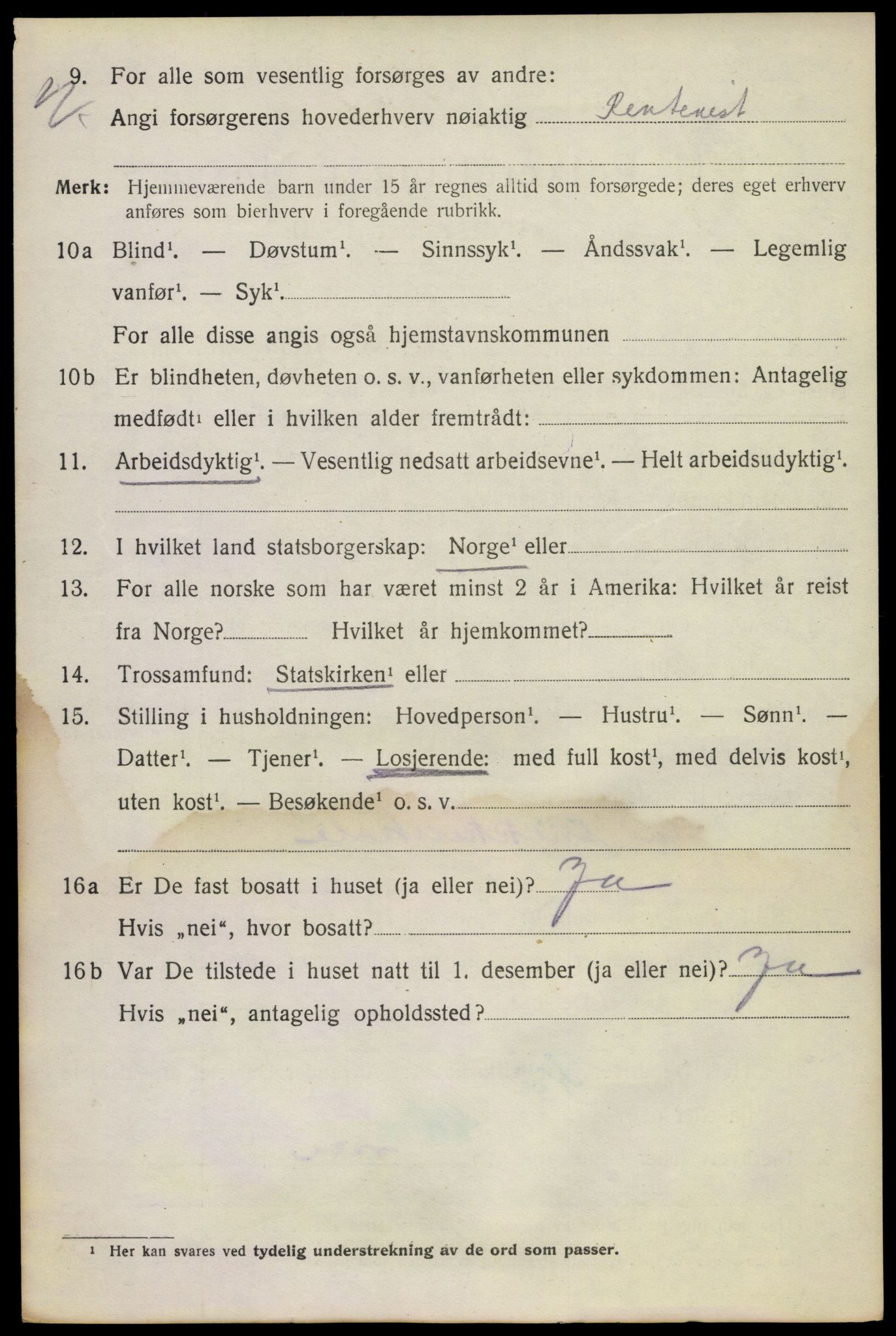 SAKO, 1920 census for Sauherad, 1920, p. 6816