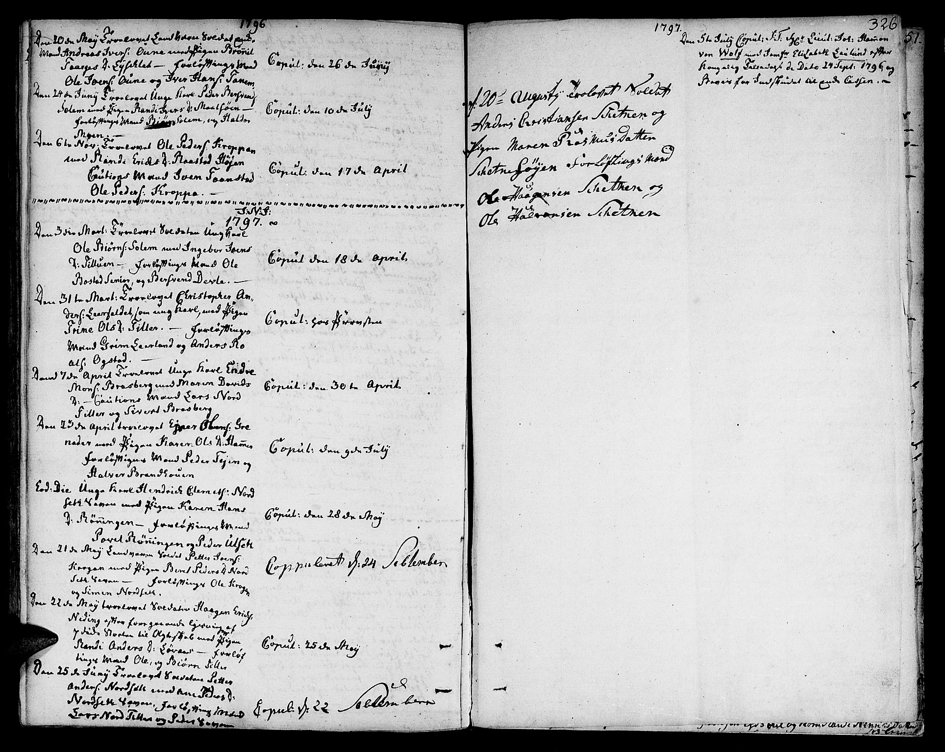 Ministerialprotokoller, klokkerbøker og fødselsregistre - Sør-Trøndelag, SAT/A-1456/618/L0438: Parish register (official) no. 618A03, 1783-1815, p. 326