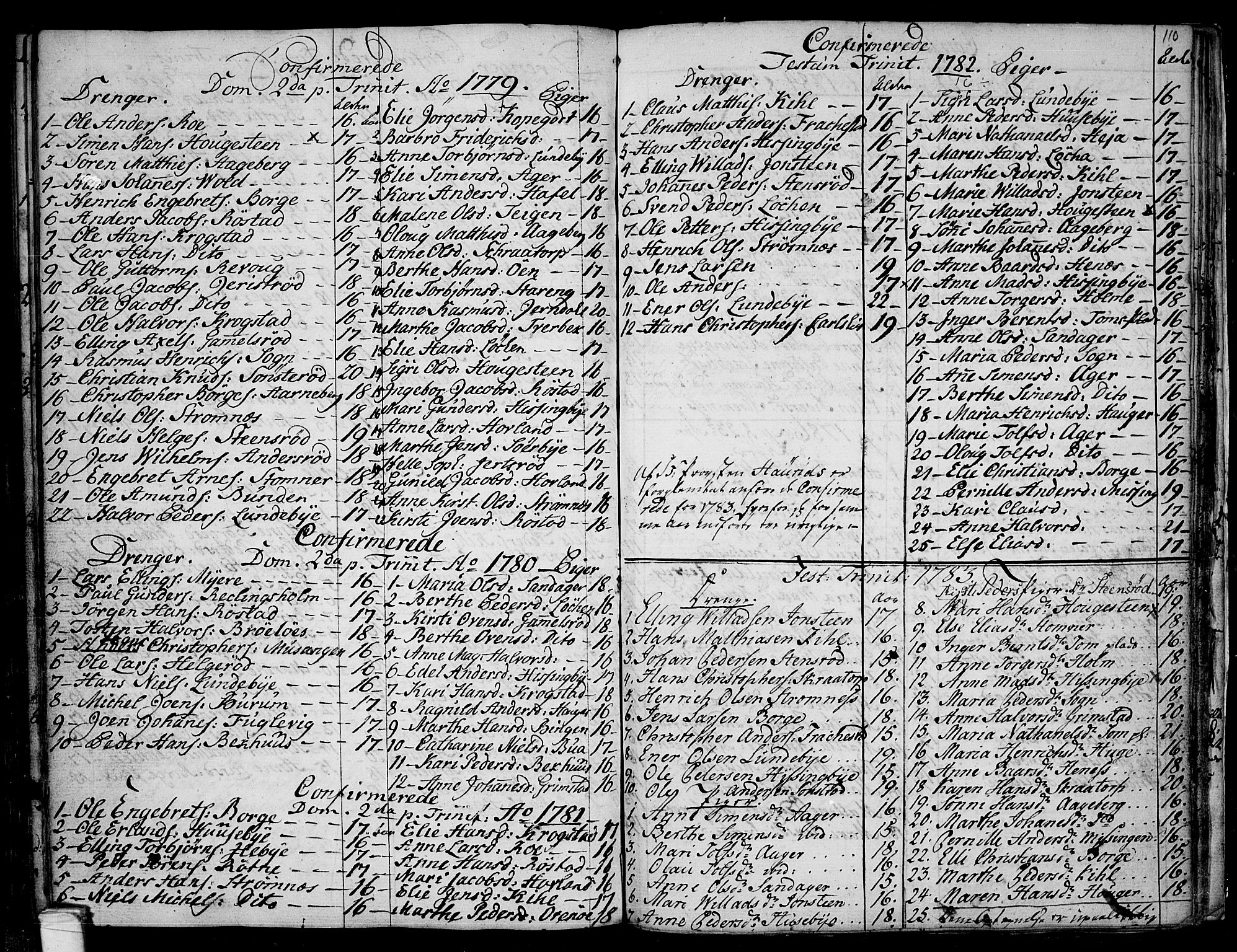Råde prestekontor kirkebøker, SAO/A-2009/F/Fa/L0002: Parish register (official) no. 2, 1762-1806, p. 110