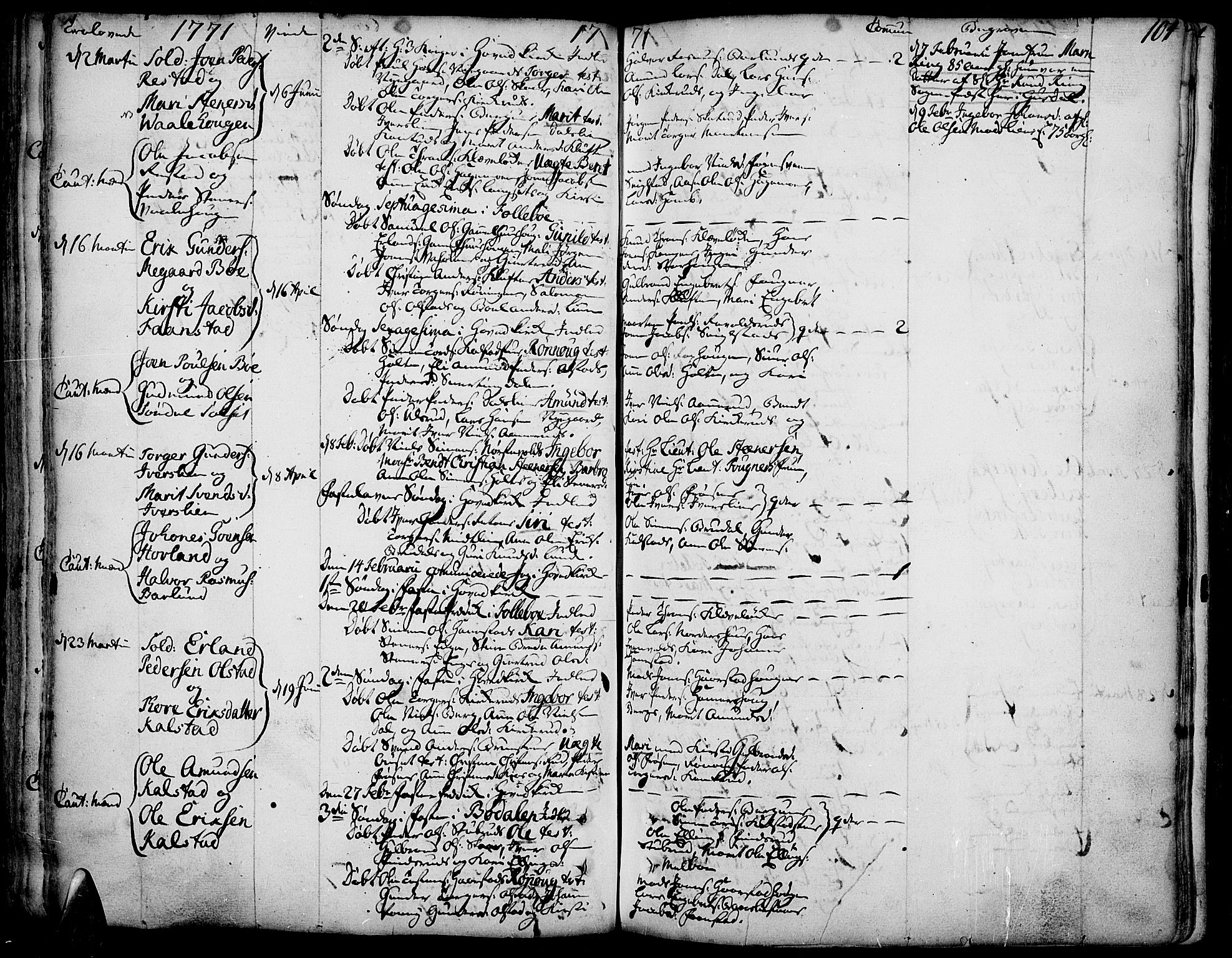 Gausdal prestekontor, SAH/PREST-090/H/Ha/Haa/L0003: Parish register (official) no. 3, 1758-1809, p. 104