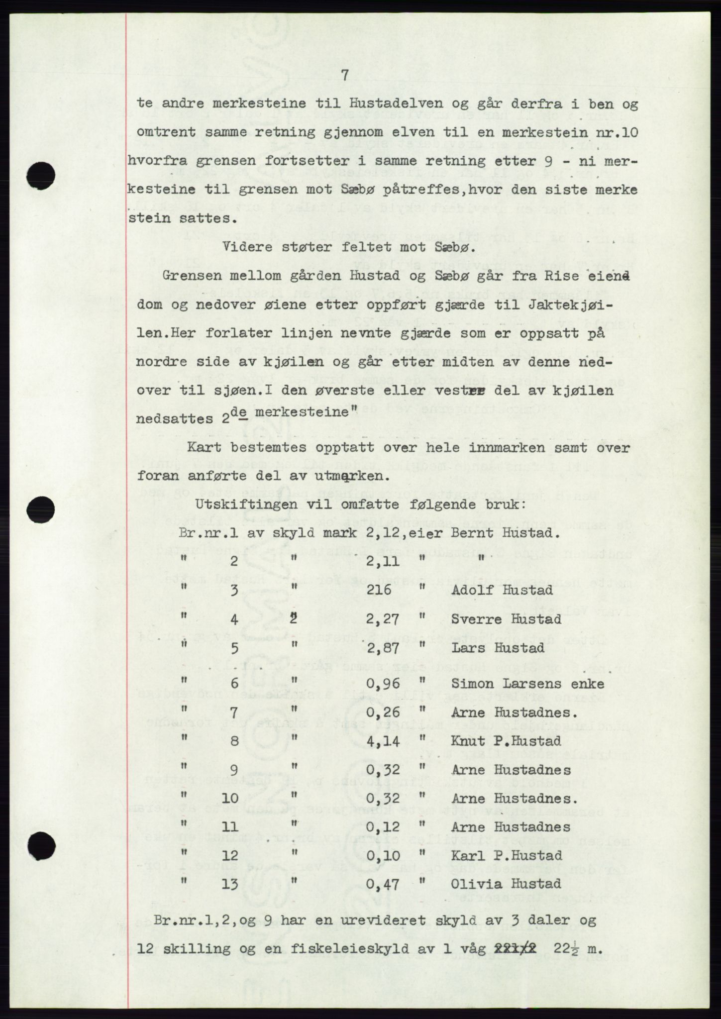 Søre Sunnmøre sorenskriveri, AV/SAT-A-4122/1/2/2C/L0075: Mortgage book no. 1A, 1943-1943, Diary no: : 1078/1943