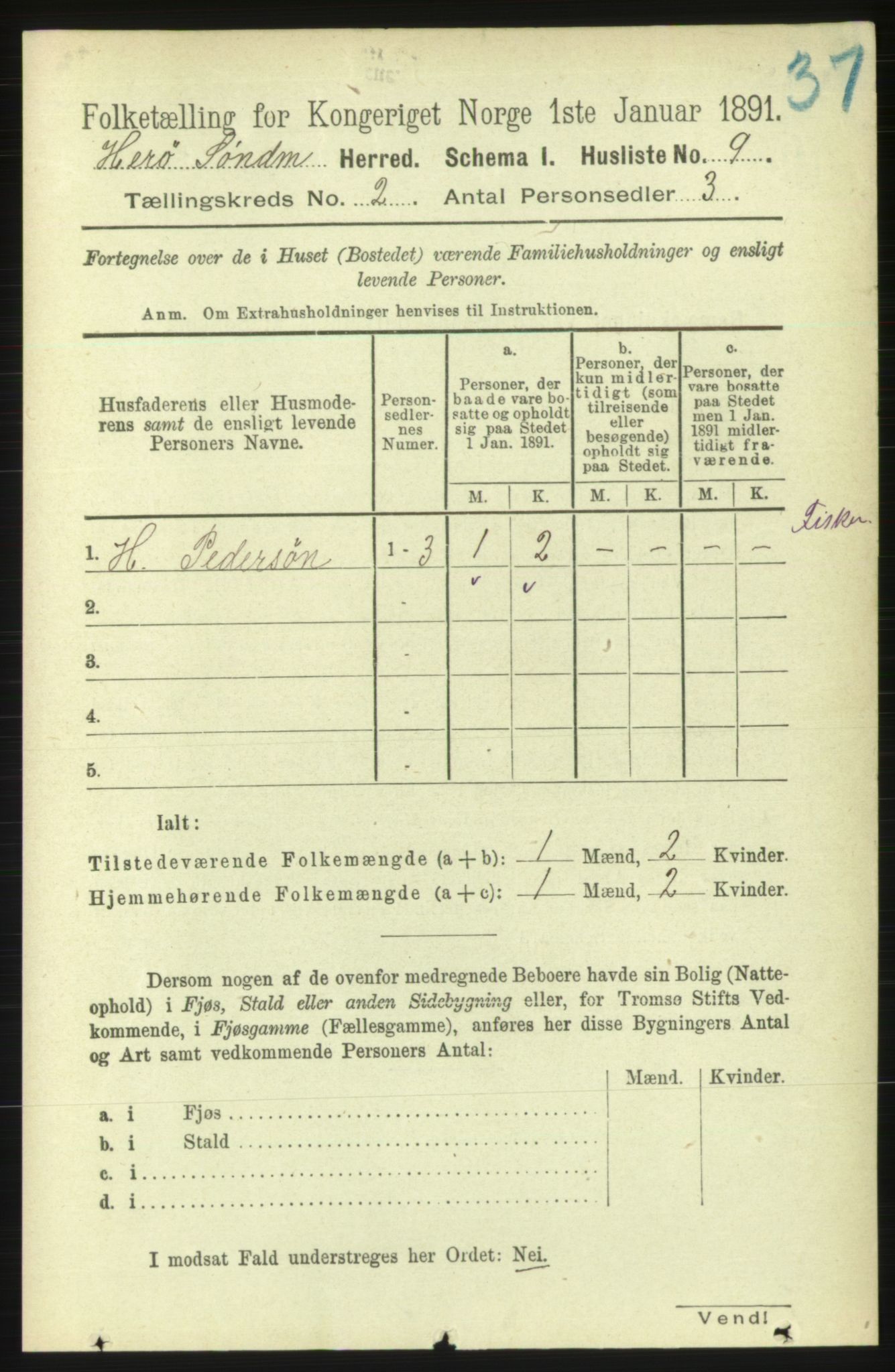 RA, 1891 census for 1515 Herøy, 1891, p. 454