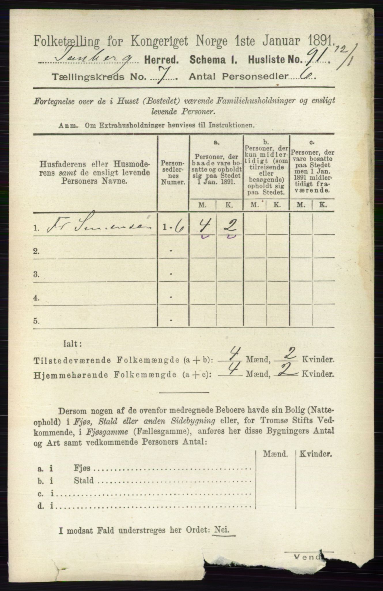 RA, 1891 census for 0524 Fåberg, 1891, p. 2779