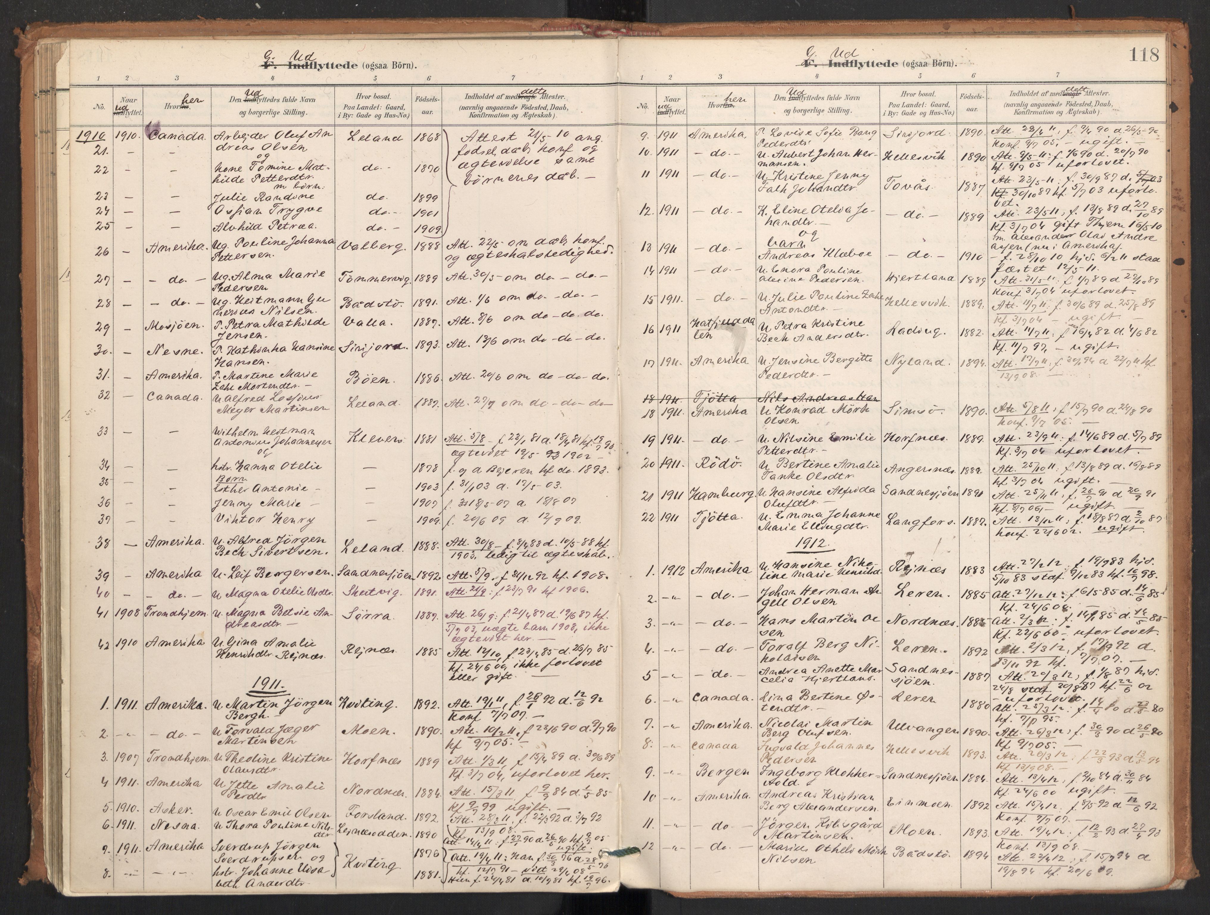 Ministerialprotokoller, klokkerbøker og fødselsregistre - Nordland, SAT/A-1459/831/L0472: Parish register (official) no. 831A03, 1897-1912, p. 118