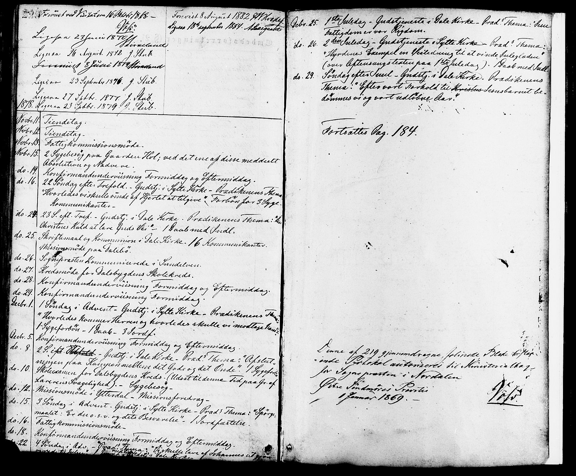 Ministerialprotokoller, klokkerbøker og fødselsregistre - Møre og Romsdal, SAT/A-1454/519/L0254: Parish register (official) no. 519A13, 1868-1883