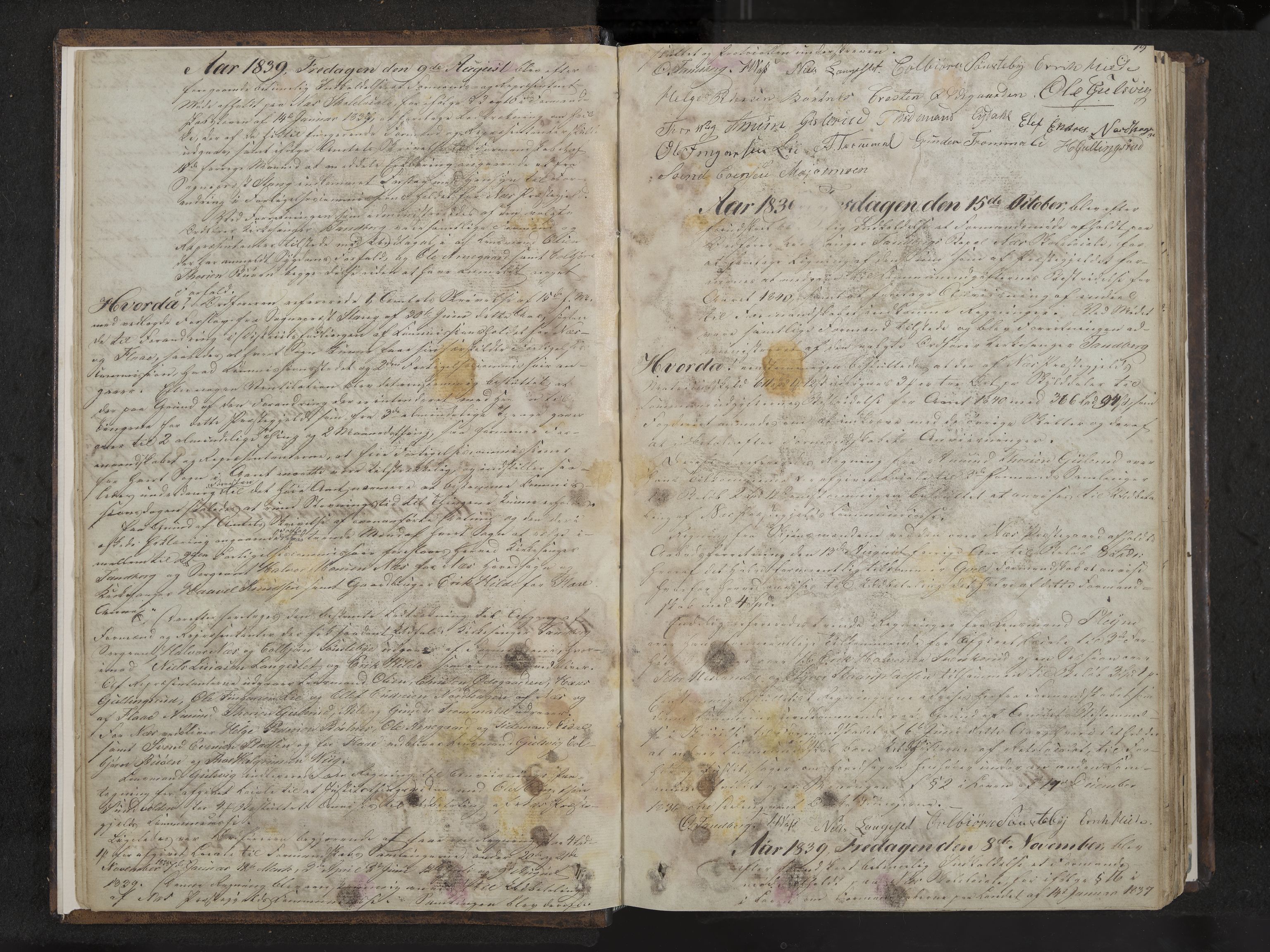 Nes formannskap og sentraladministrasjon, IKAK/0616021-1/A/Aa/L0001: Møtebok med register, 1838-1875, p. 19