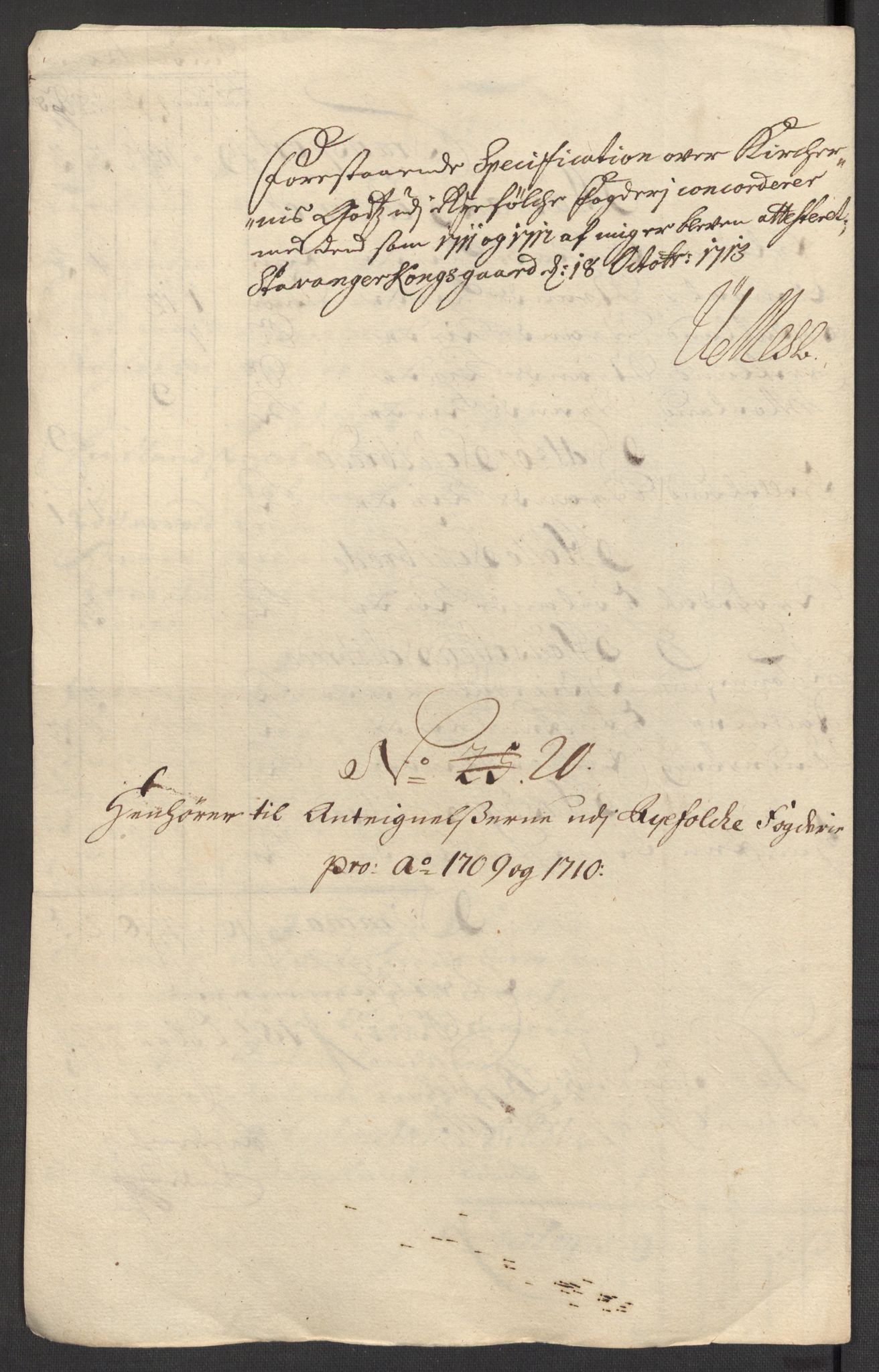 Rentekammeret inntil 1814, Reviderte regnskaper, Fogderegnskap, RA/EA-4092/R47/L2862: Fogderegnskap Ryfylke, 1710, p. 193