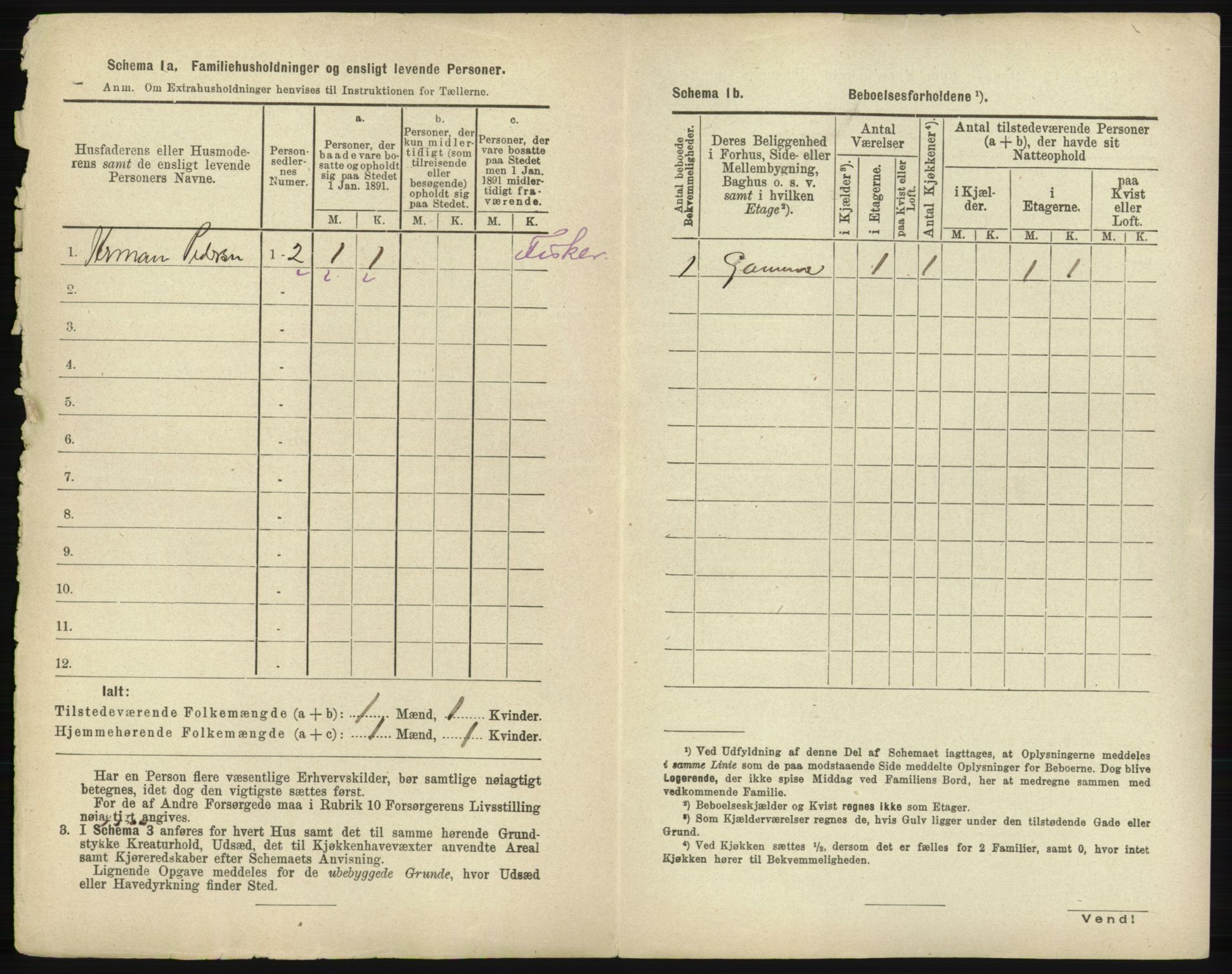 RA, 1891 census for 2001 Hammerfest, 1891, p. 21