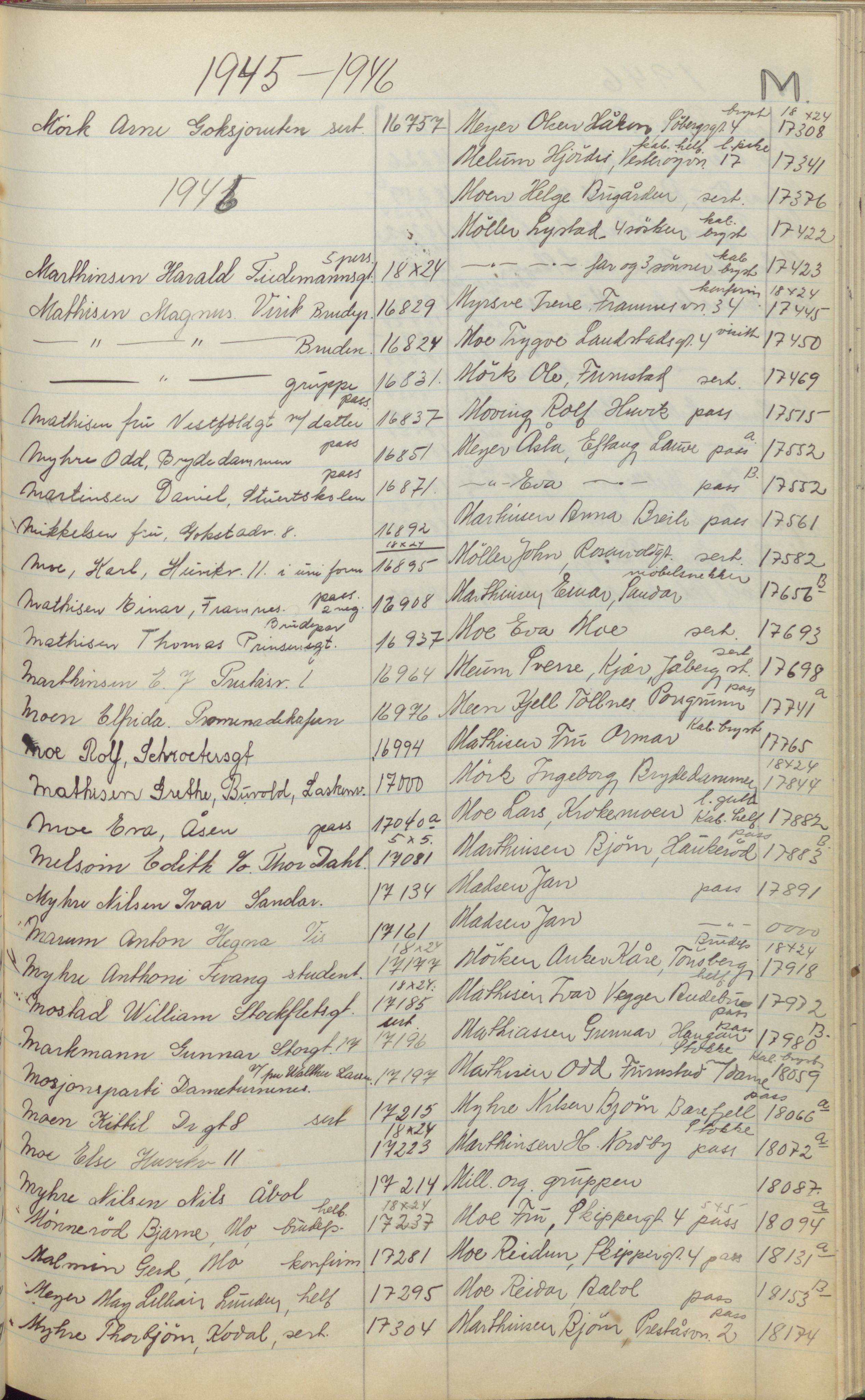 Pa 1494 - Jørgensen, Antonius. Fotograf, VEMU/A-2760/F/Fa, 1927-2004, p. 281