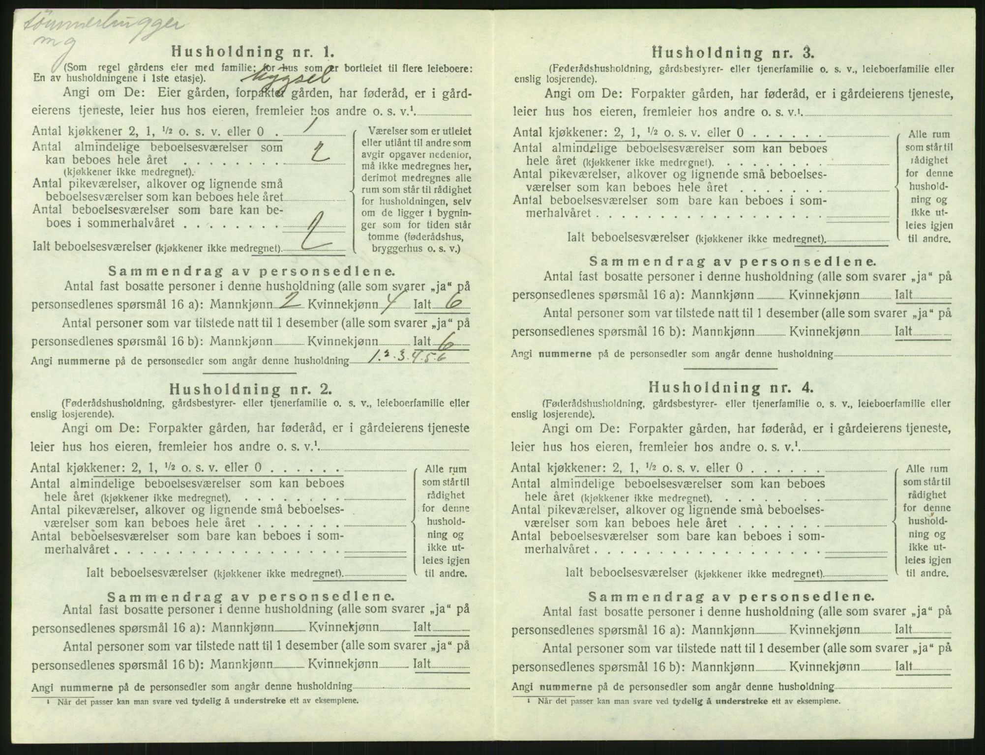 SAH, 1920 census for Nord-Odal, 1920, p. 1794